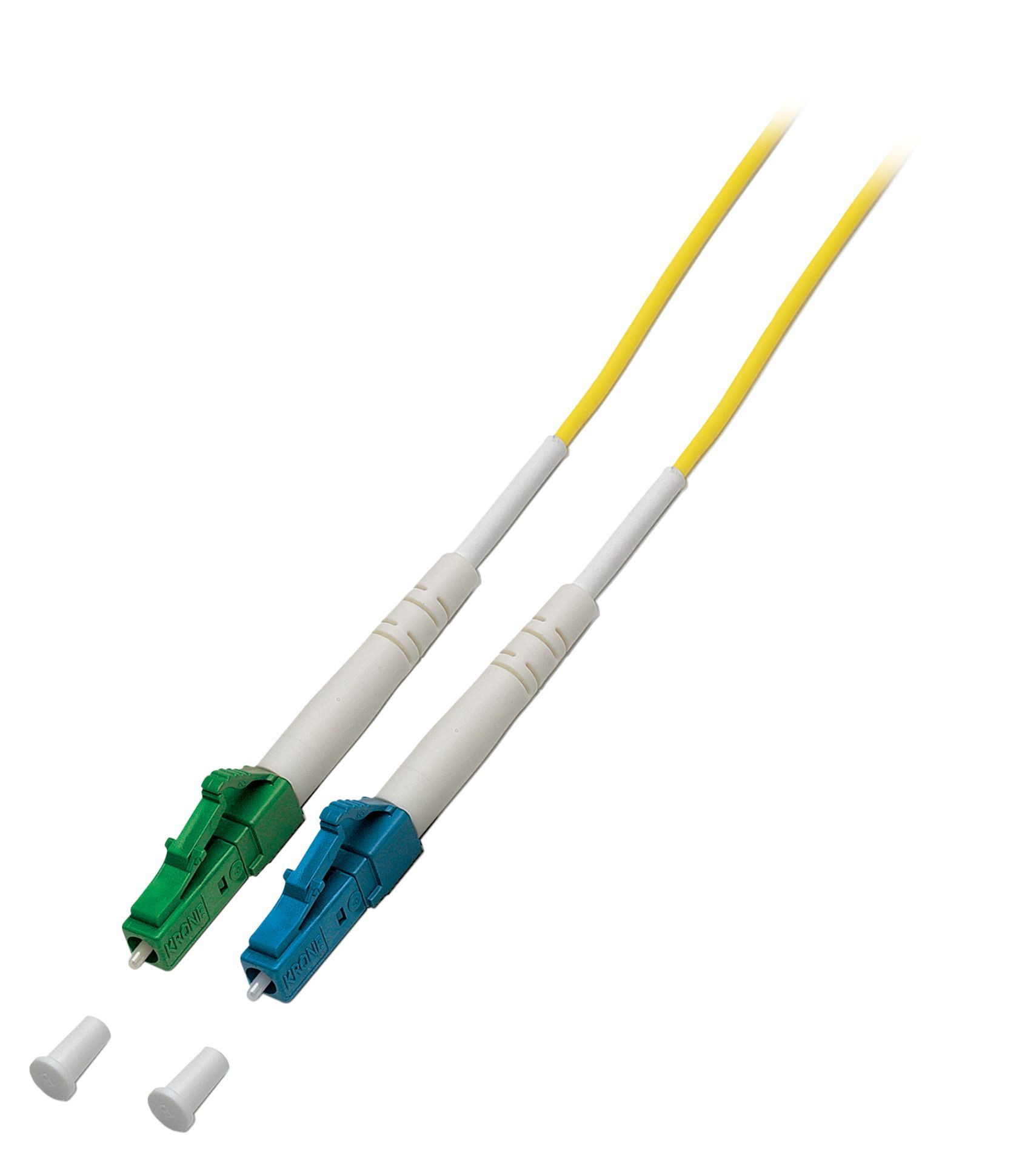 ProfiPatch Glasfaserkabel LWL Lichtwellenleiter Patchkabel LSZH Netzwerkkabel, LC/APC - LC, Singlemode