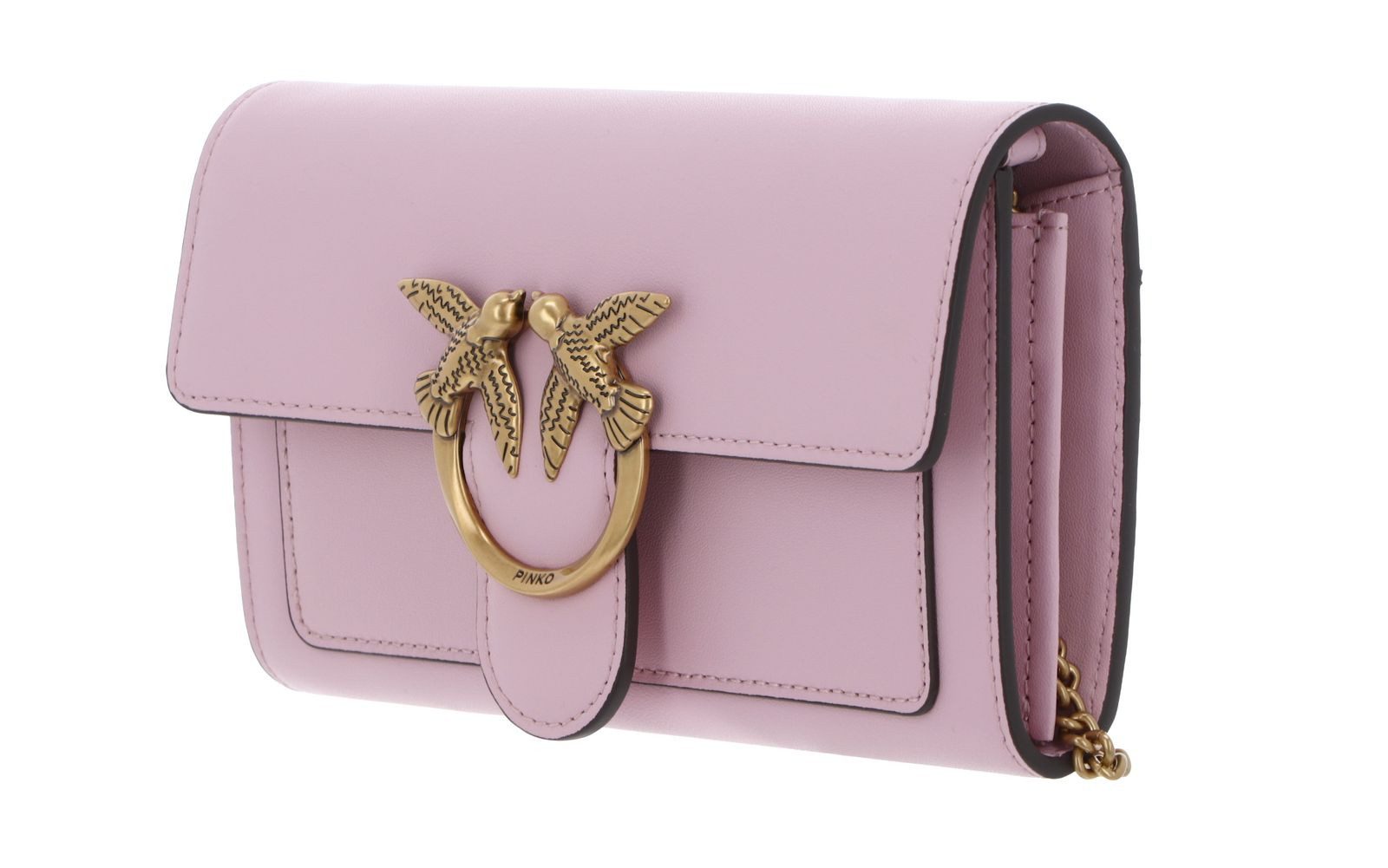 PINKO Umhängetasche Wallet C, aus echtem Rindsleder