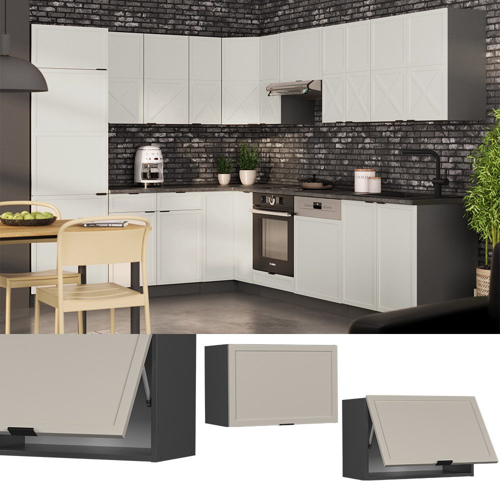 Vicco Hängeschrank Fame-Line, GrauBeige/Anthrazit, 60 cm günstig online kaufen