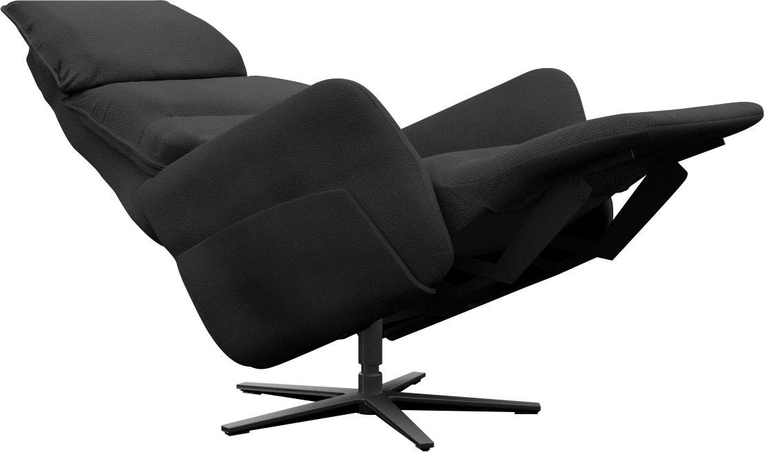 ADA trendline Relaxsessel Thimo, in 185cm, Aufstehhilfe schwarz verstellbar, Liegefläche 10 mit Größe optional XBO L