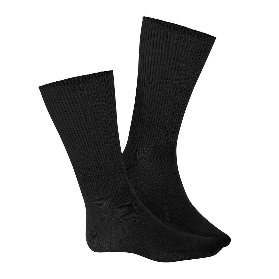 Hudson Basicsocken RELAX SOFT (1-Paar) Druckfreie Herren Socken ohne Gummifäden Black 0005