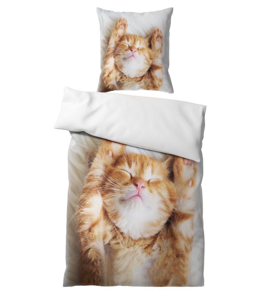 Sanilo Bettwäsche Lilly 135x200 cm, Bettbezug und Kissenbezug, Baumwolle, 2 teilig