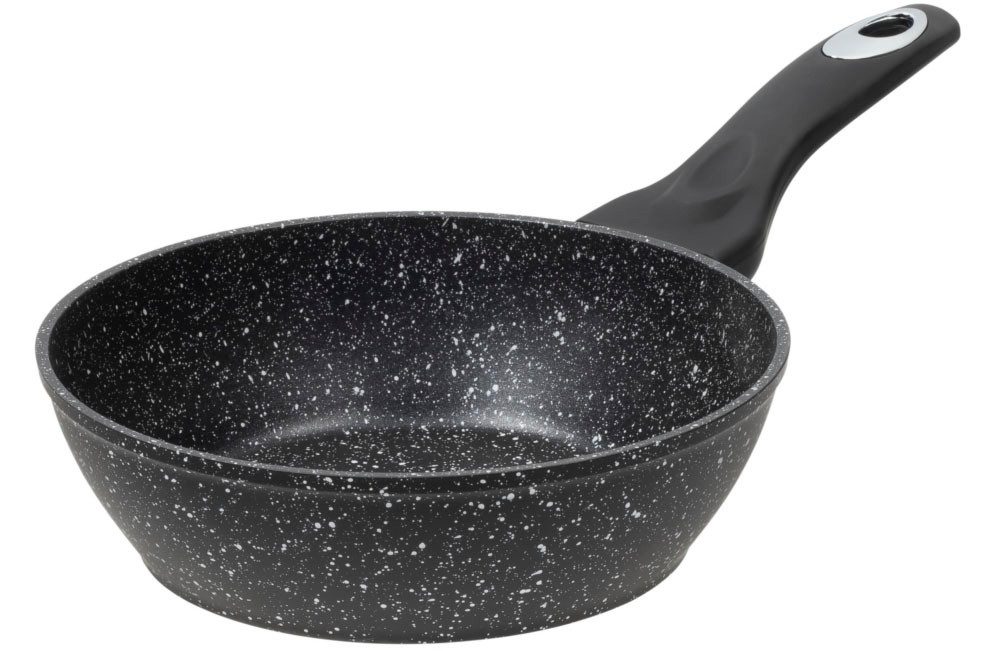 RESTO Kitchenware Bratpfanne Antlia, tiefe Pfanne mit ergonomischem Soft-Touch-Griff, Aluminium (1-tlg), Marmor-Antihaftbeschichtung, 4-lagig, für alle Herdarten geeignet