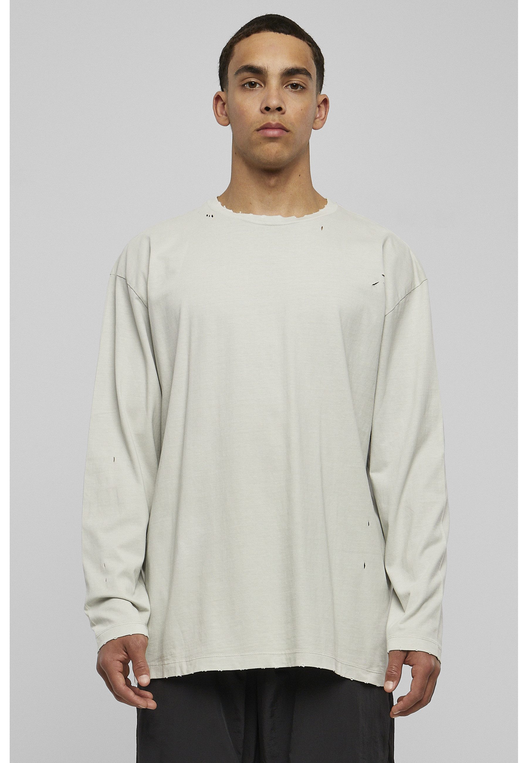 URBAN CLASSICS Langarmshirt Urban Classics Herren Oversized Distressed Longsleeve (1-tlg)