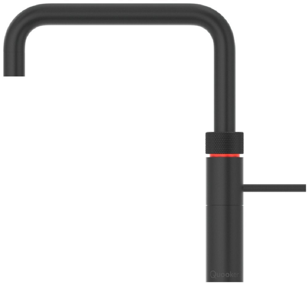 QUOOKER Küchenarmatur Fusion Square mit COMBI+ Reservoir & CUBE schwarz *inkl. 7 JAHRE GARANTIE*