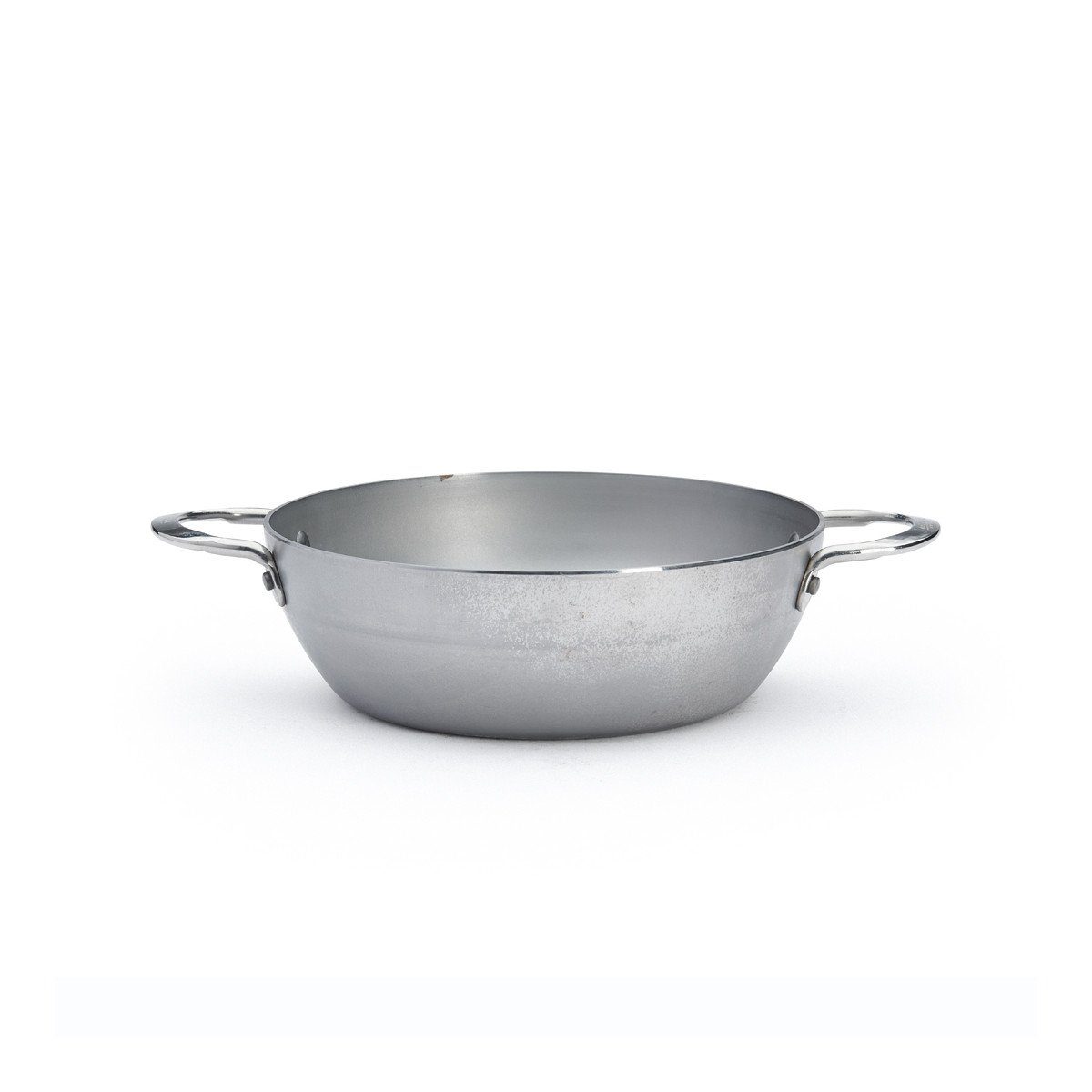 de Buyer Bratpfanne Mineral B, tiefe Bauernpfanne 28 cm - Eisen mit Bienenwachsbeschichtung -