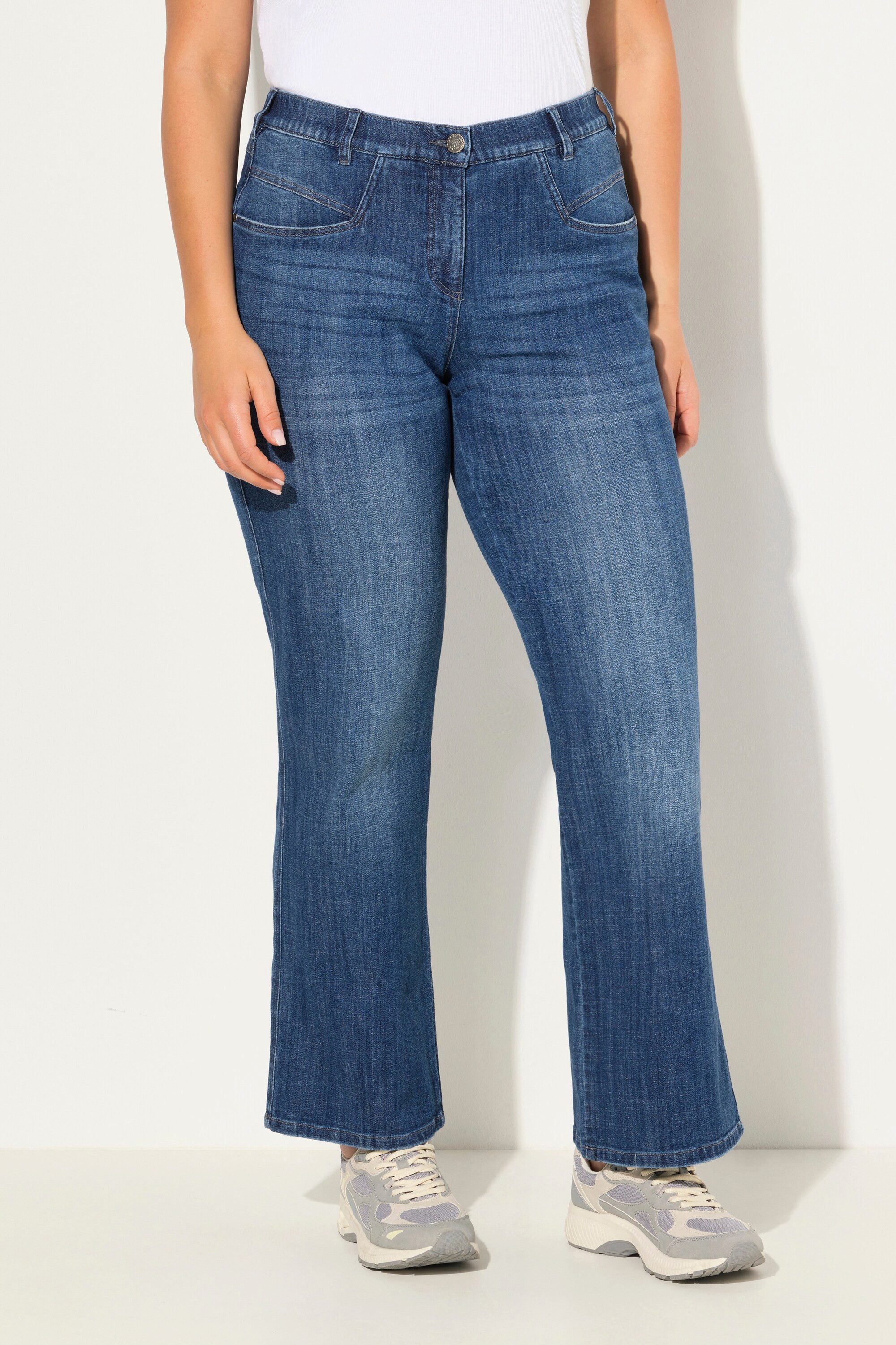 Ulla Popken Regular-fit-Jeans Jeans Mary gerades Bein Stretchkomfort