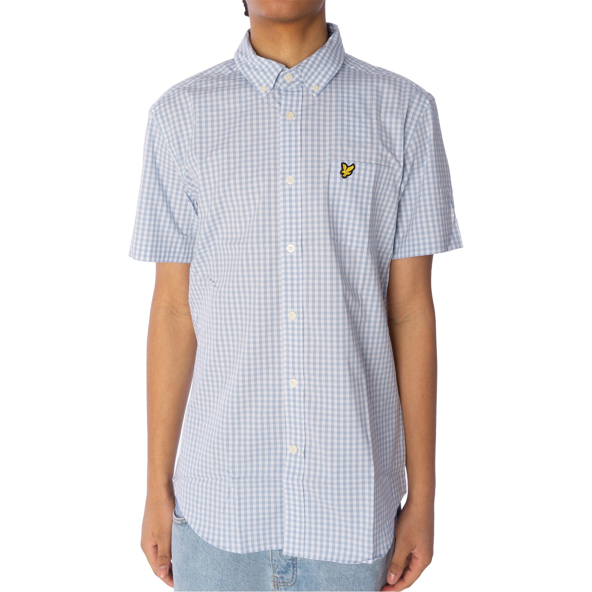 Lyle & Scott Kurzarmhemd Hemd Lyle & Scott Short Sleeve Slime Fi, G XL