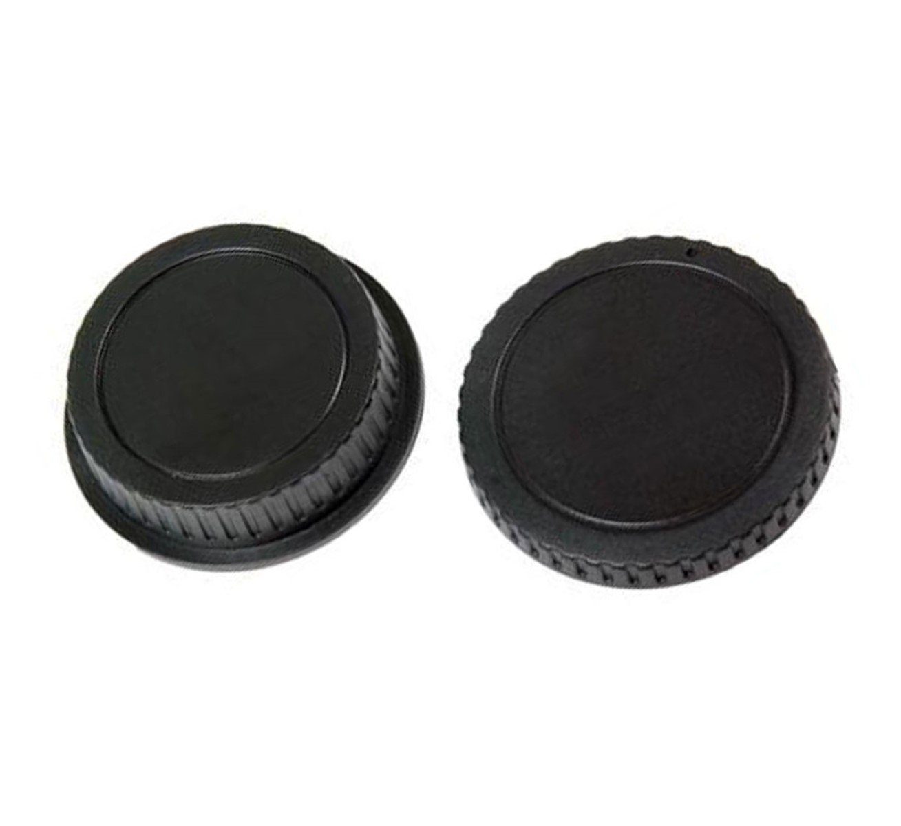Kamerazubehör-Set Objektivrückdeckel + Gehäusedeckel für Canon
