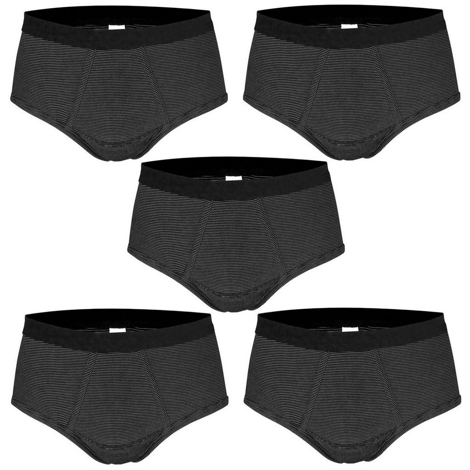 ESGE Retro Short Unterhose mit Eingriff Baumwolle Doppelripp 5er Pack 
