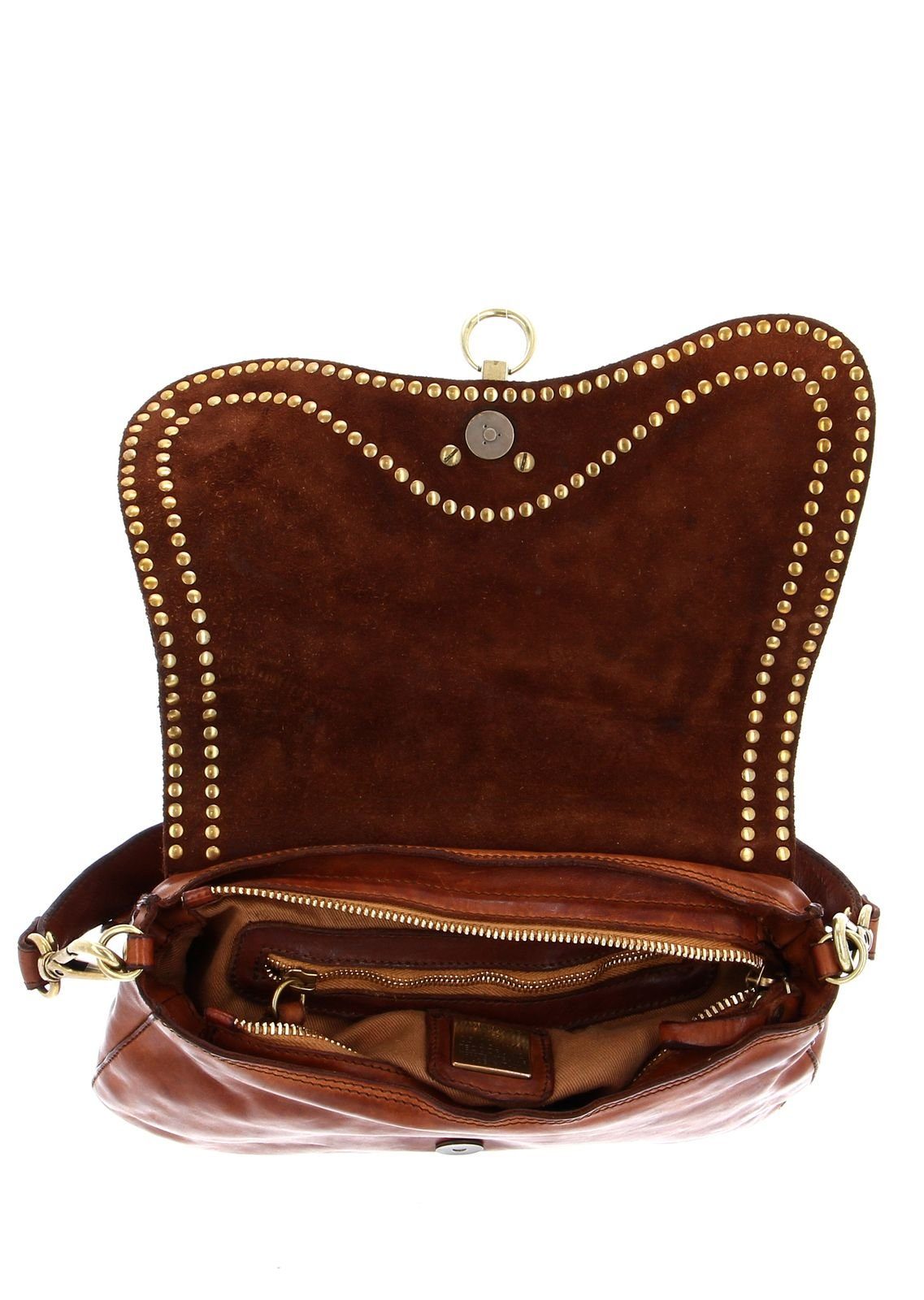 Campomaggi Schultertasche Cognac