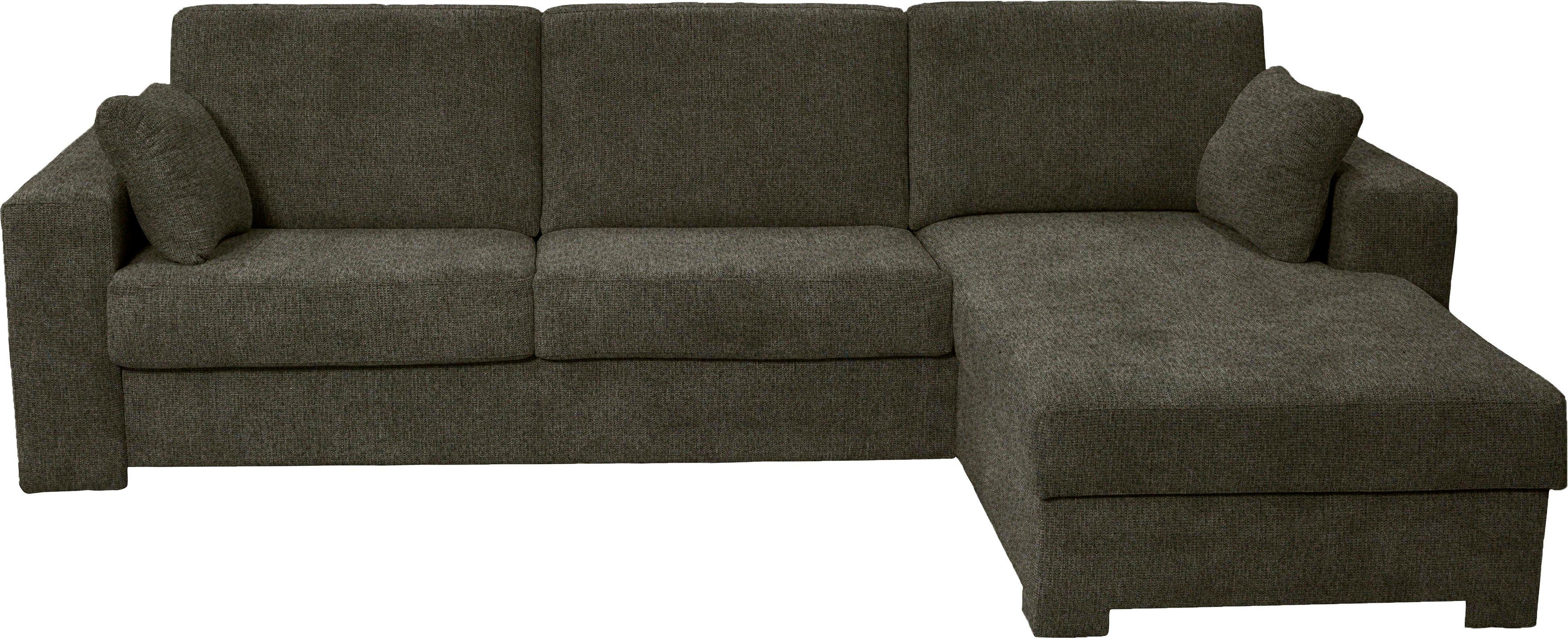 Ecksofa Unterfederung, ca "L", Roma cm 163x198 Liegemaße Dauerschlaffunktion, Home mit affaire