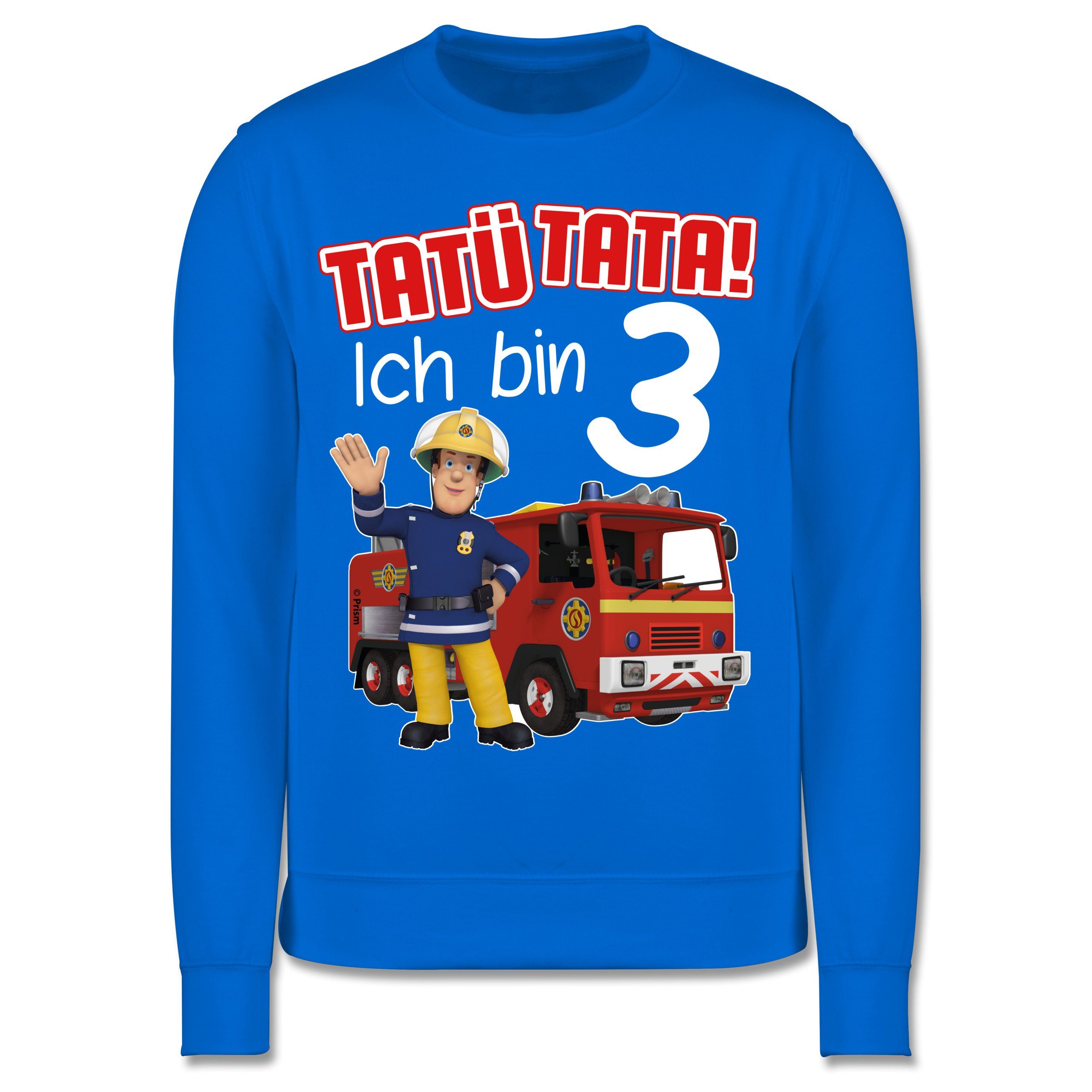 Shirtracer Sweatshirt »Tatü Tata! Ich bin 3 rot Kinder Premium Pullover Pullover &amp; Hoodies