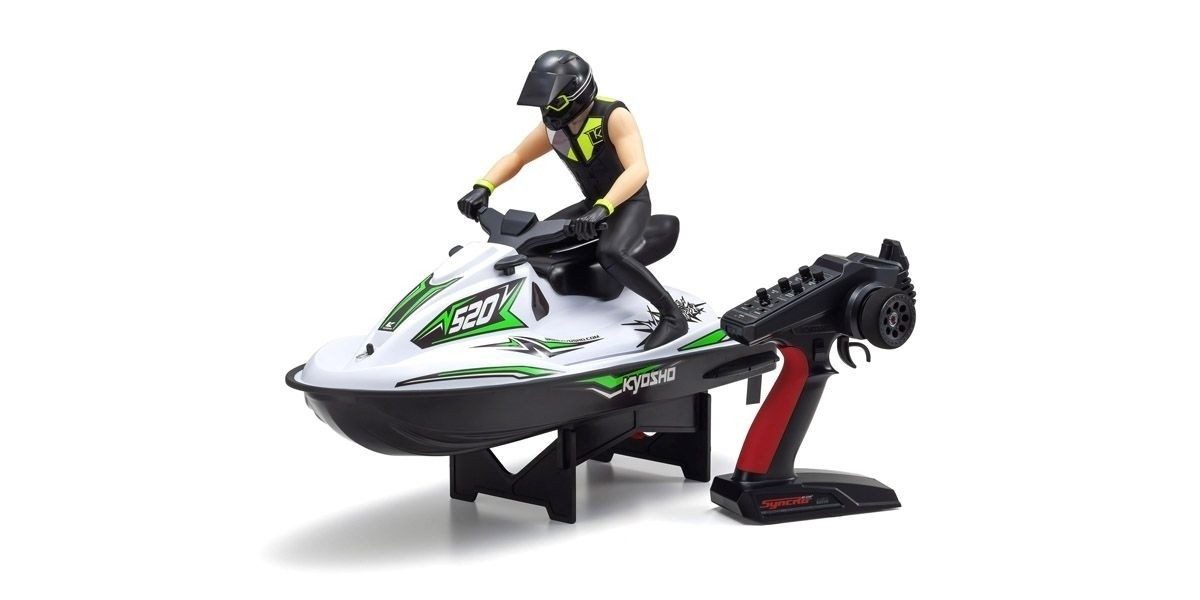 Kyosho RC-Boot Kyosho RC Boot Wave Chopper Wasser Jet Sky Motorrad 2.0 RTR T1 Grün