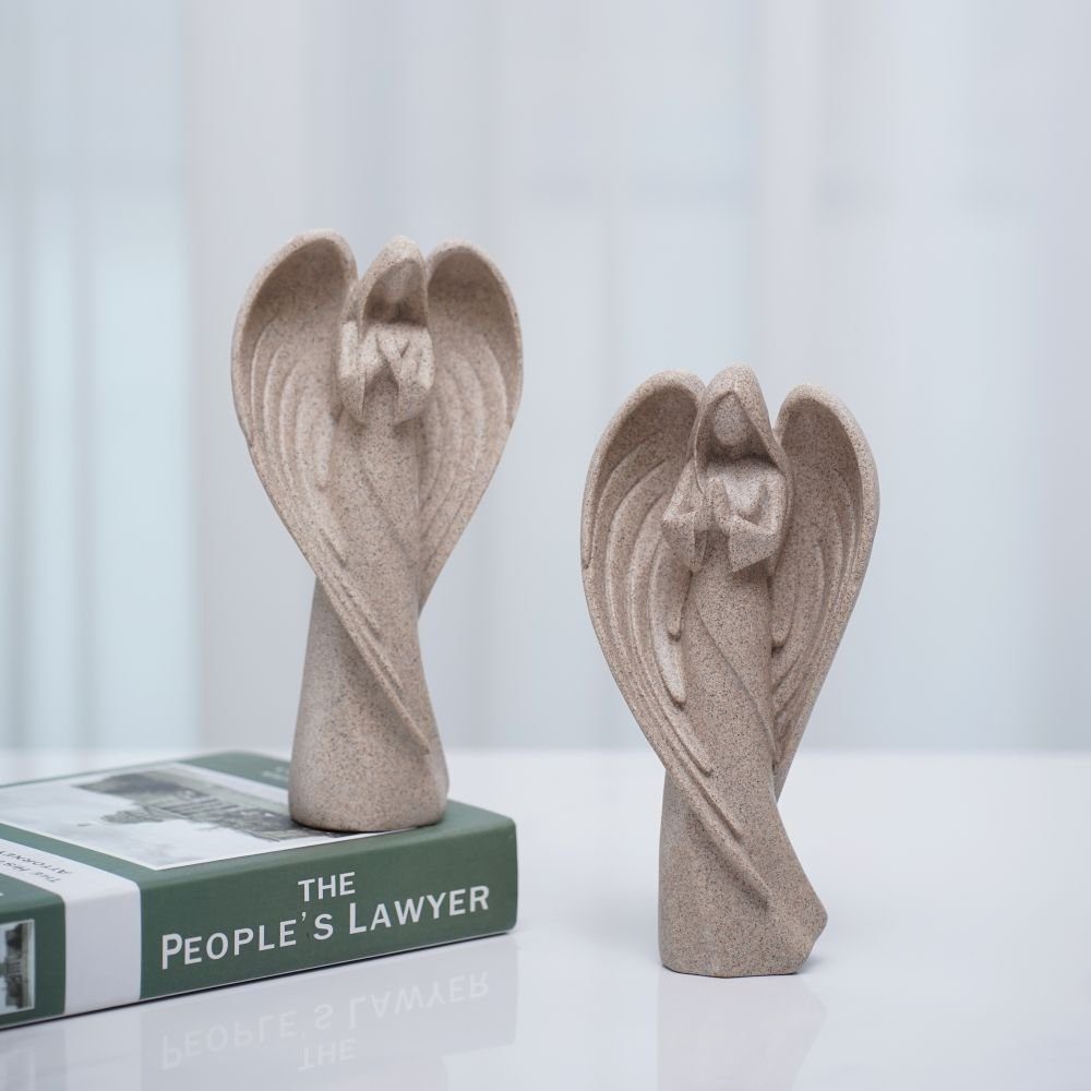 SIKAINI Skulptur (Harzkunsthandwerk, Engel-Skulptur Möbelstück), Schutzenge günstig online kaufen