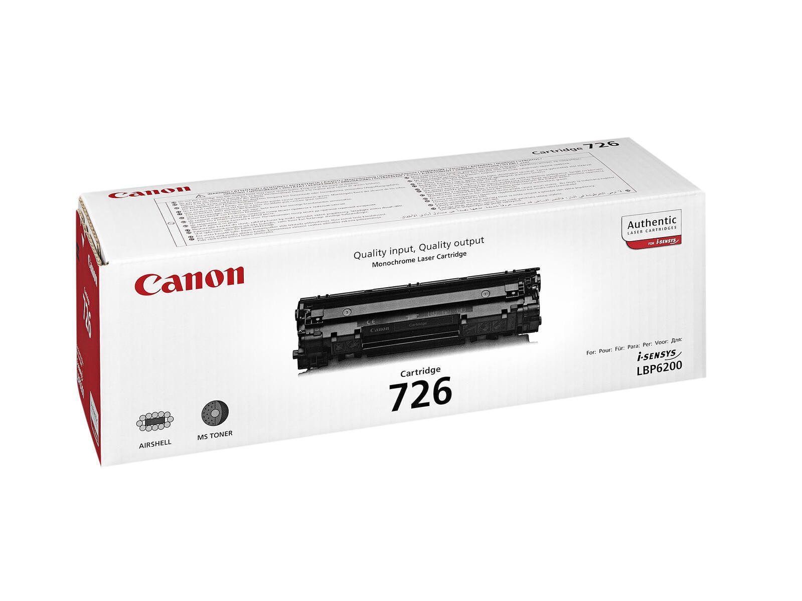 Canon Tonerkartusche Canon Toner 726 schwarz