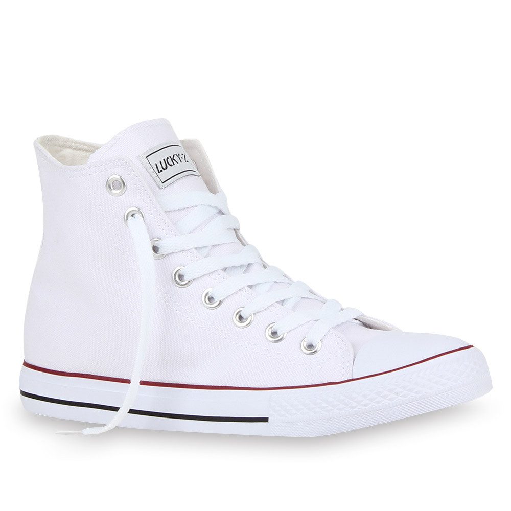 VAN HILL 5412342 HO CB019-1 Herren Sneaker White 42 Sneaker Herren High Top Sneakers Schnürer Sportschuhe