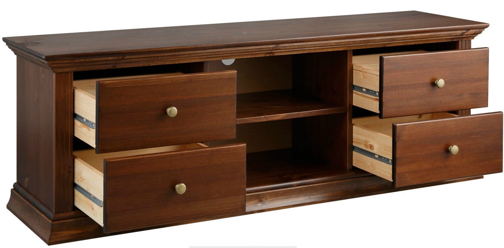 Clever-Moebel TV-Schrank TV Lowboard aus Kiefernholz günstig online kaufen