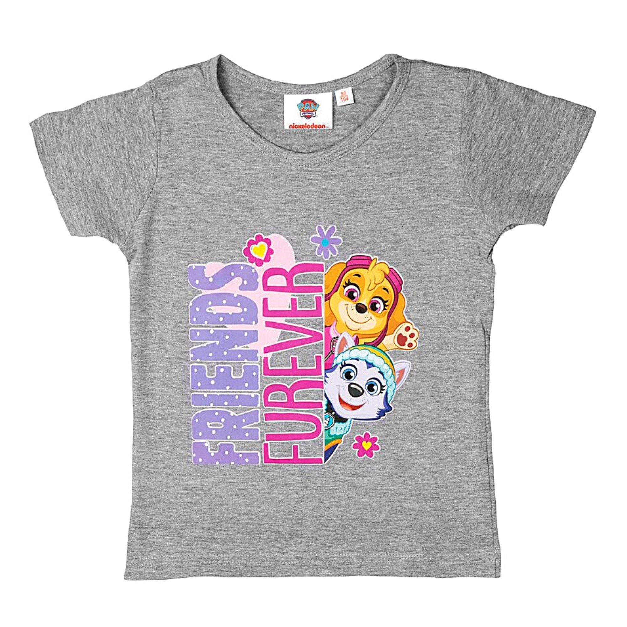 PAW PATROL T-Shirt Skye & Everest Mädchen Kurzarmshirt Größe 98-128 cm