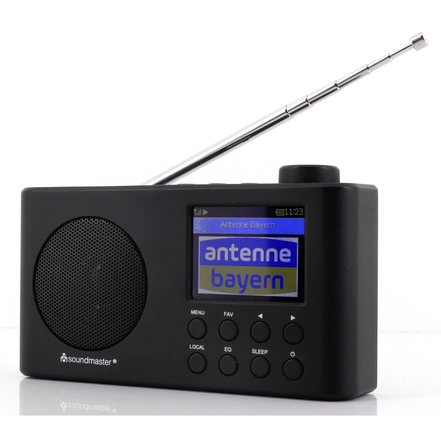 IR6500SW kleines Internetradio DAB+ UKW Radio Bluetooth Netzwerk Akku Internet-Radio