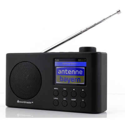 Soundmaster IR6500SW kleines Internetradio DAB+ UKW Radio Bluetooth Netzwerk Akku Internet-Radio