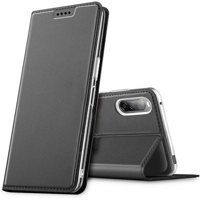 CoolGadget Handyhülle Magnet Case Handy Tasche für Sony Xperia 10 II 6 Zoll Hülle Klapphülle Ultra Slim Flip Cover für Sony 10 II Schutzhülle