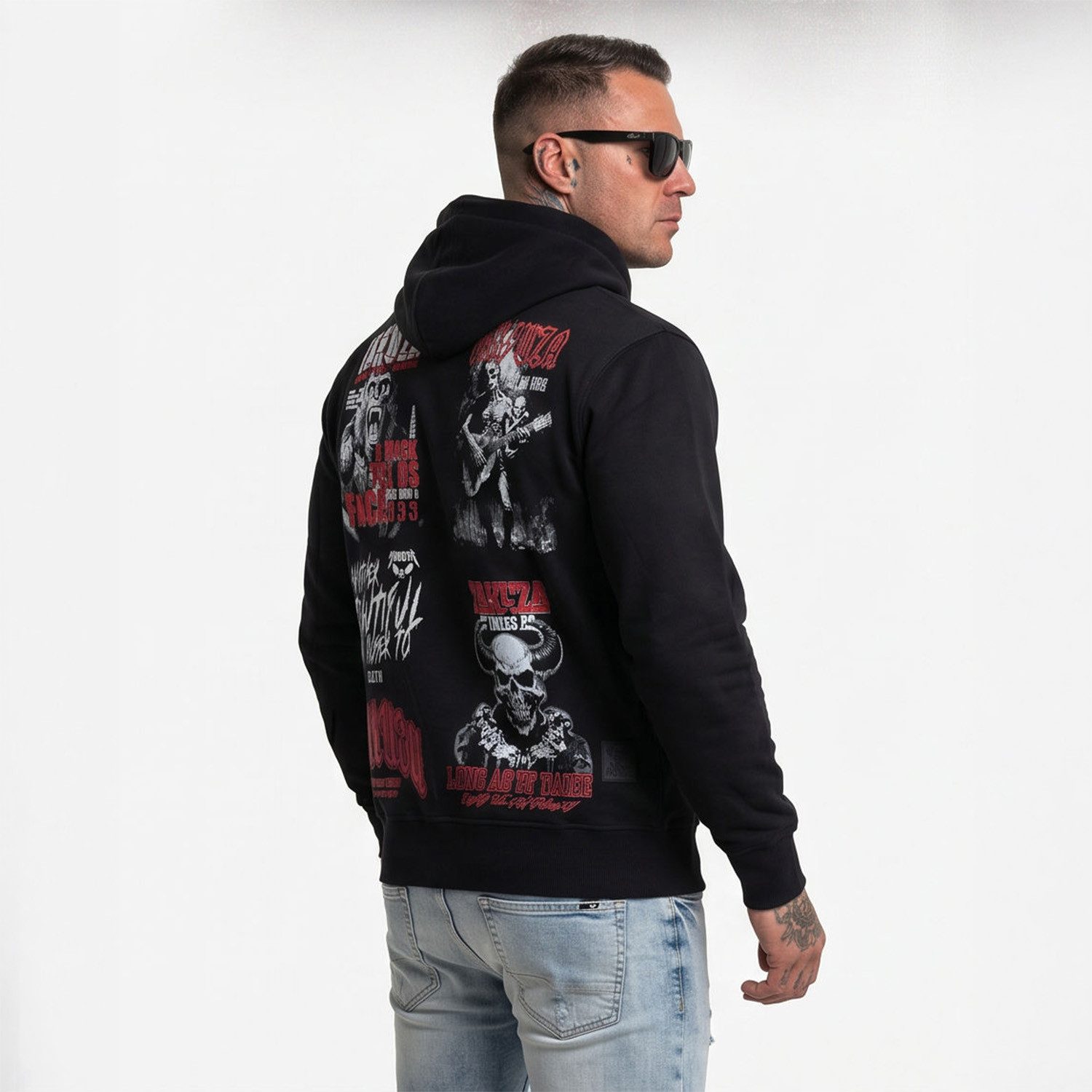 YAKUZA Hoodie Patchwork