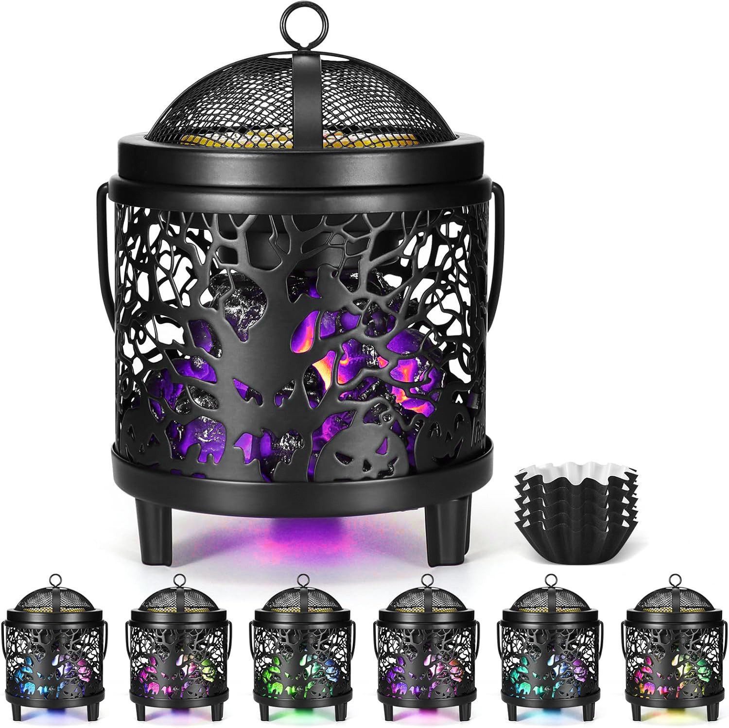 BlingBin Duftlampe Schädelmuster Duftlampe für Wachs günstig online kaufen