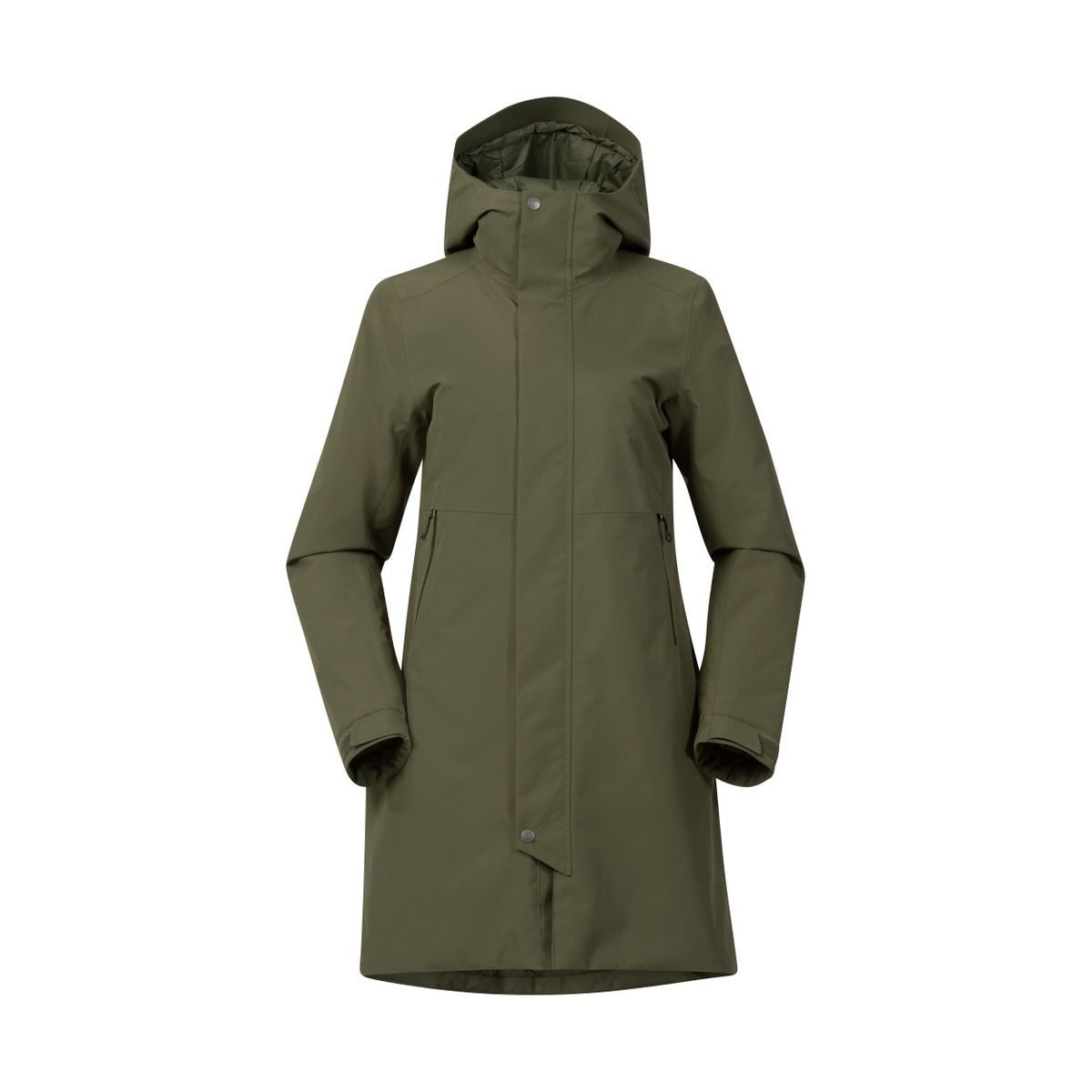 Bergans Outdoorjacke Oslo Insulated Shell Coat Women Stilvoller, wasserdichter Mantel für Alltag und Outdoor, mit Bega