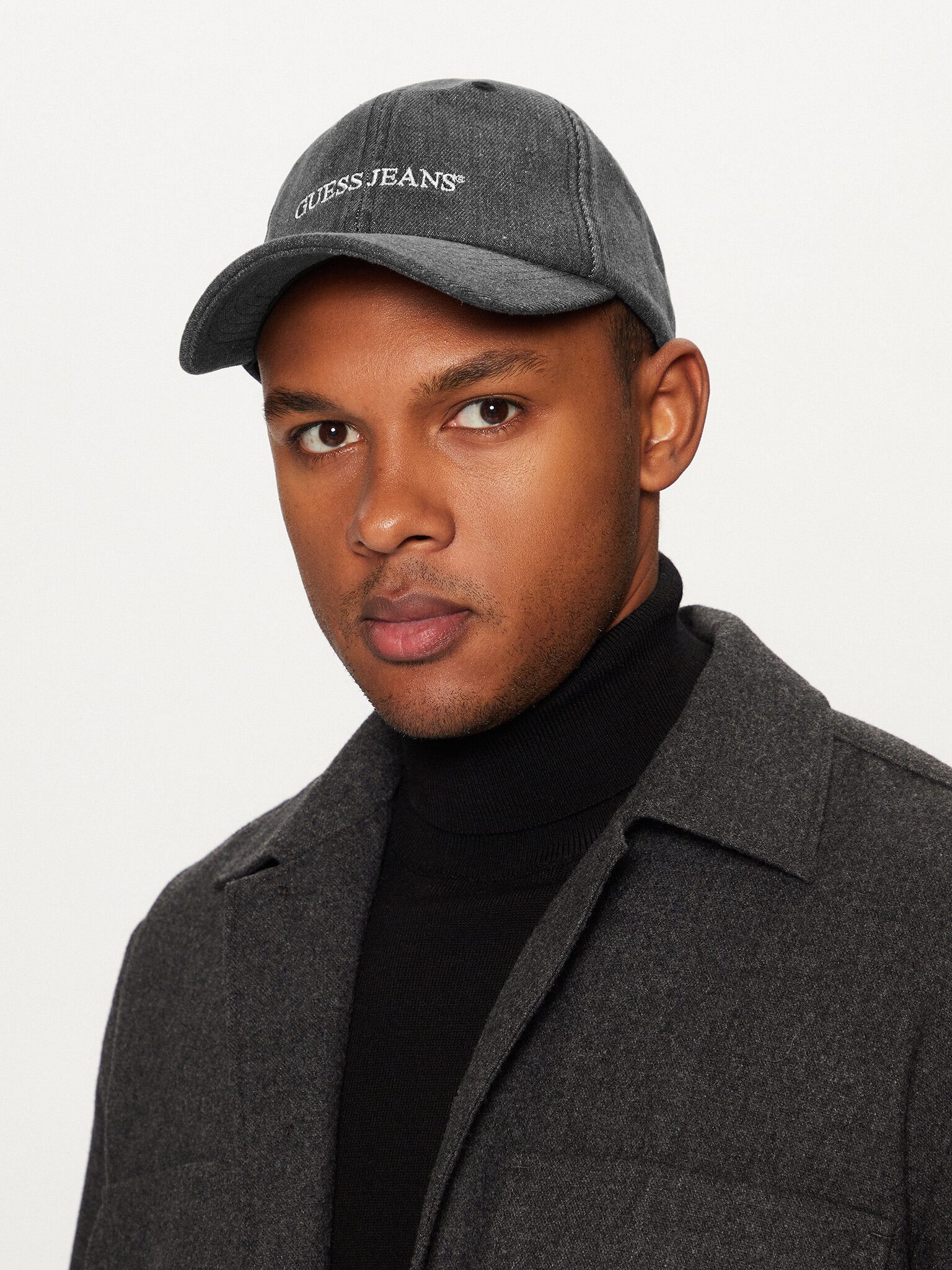 GUESS JEANS Baseball Cap Rate mal: Jeans Baseballkappe Unisex Schwarz M4BZ26WF8V1