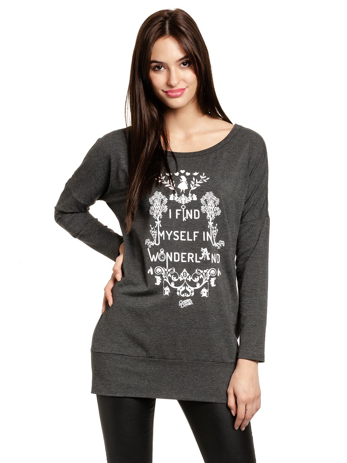 Disney Langarmshirt Alice im Wunderland I Find Myself