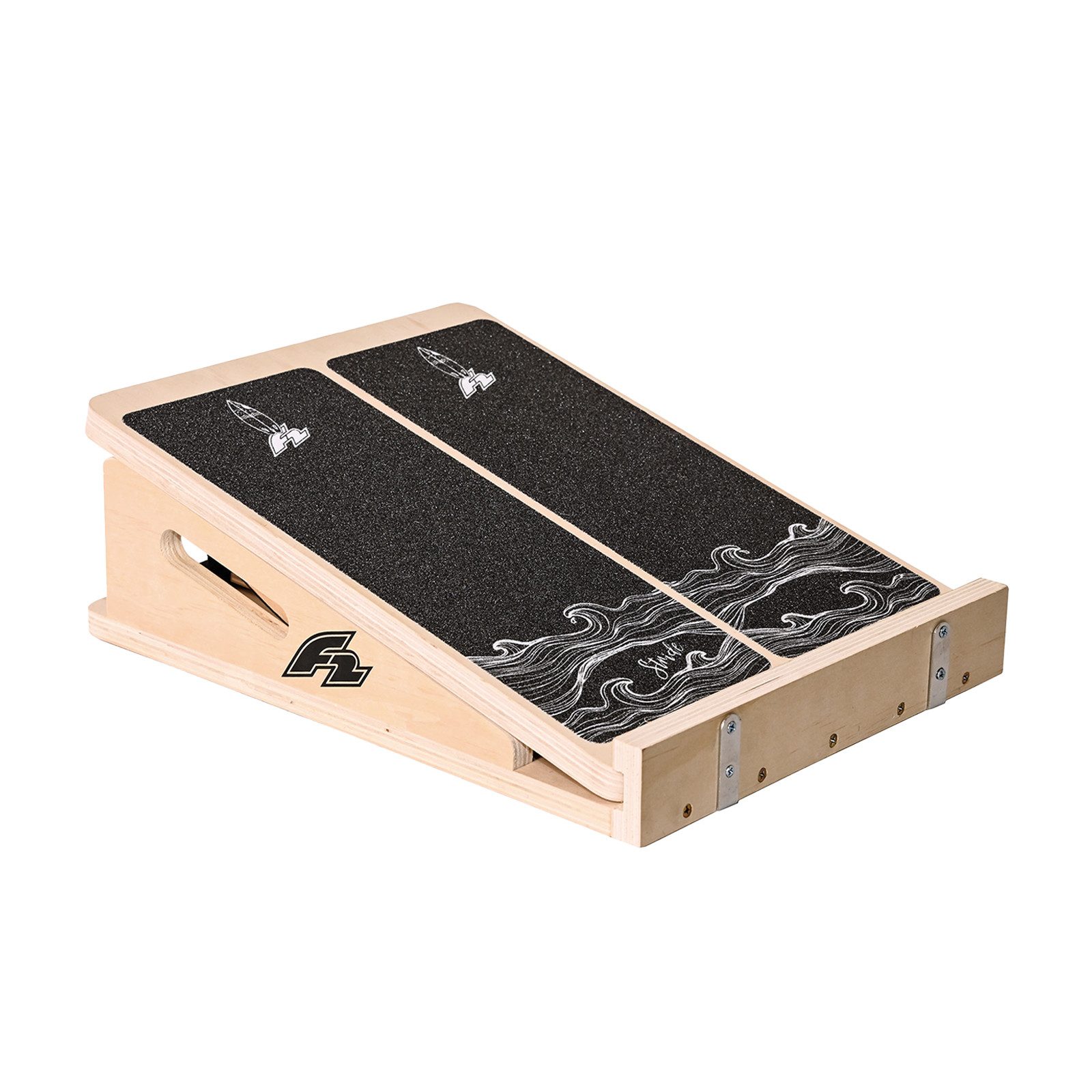 F2 Balanceboard F2 Balance Board Step Board Multi Trainingsgerät Verstellbar Holz