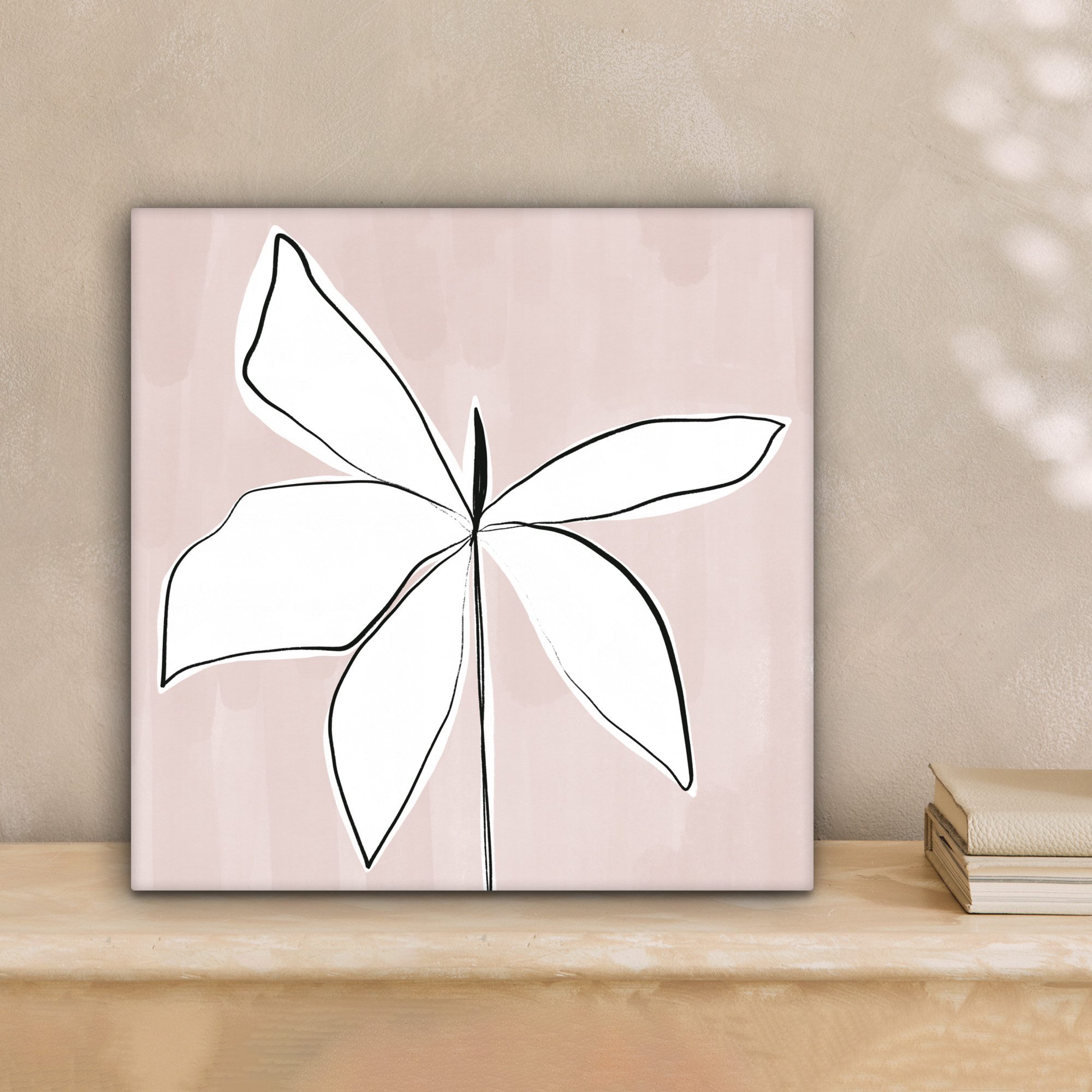 OneMillionCanvasses® Leinwandbild Blume - Abstrakt - günstig online kaufen