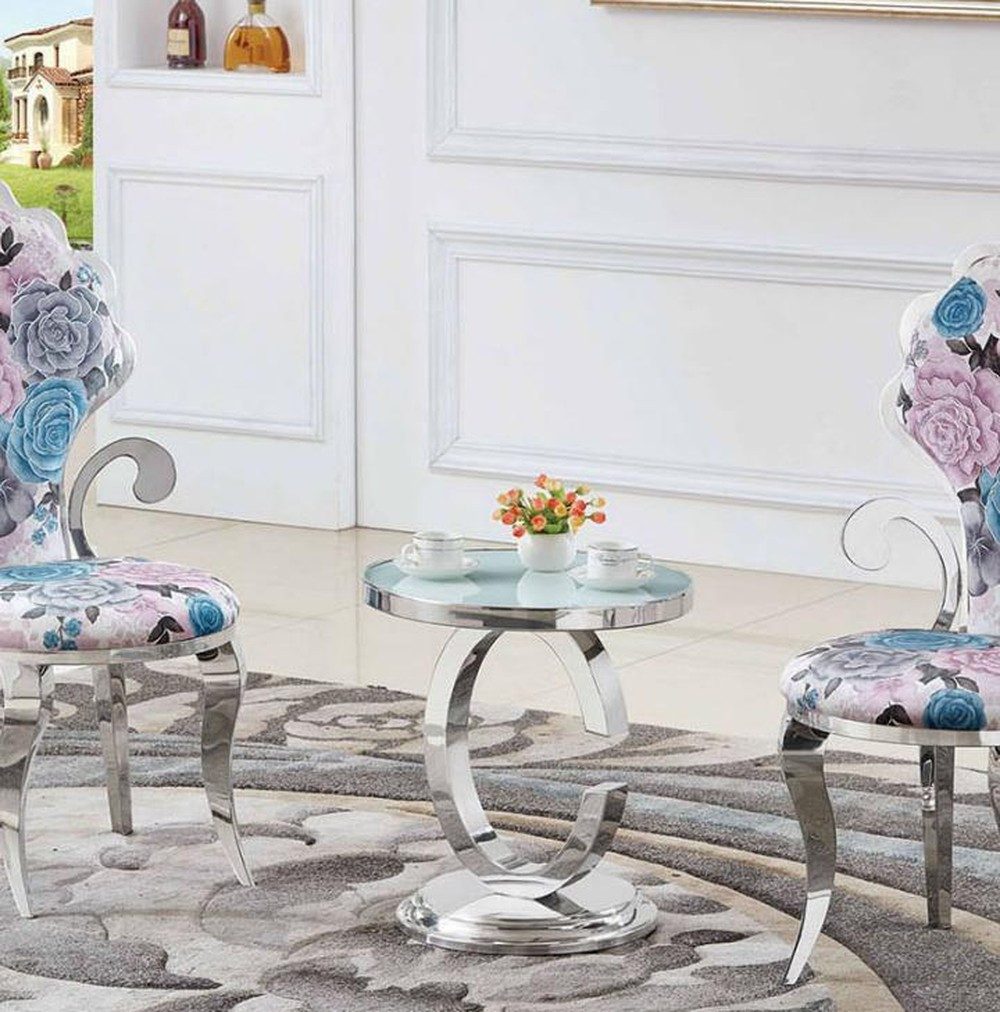 Beistelltisch Edelstahl Beistelltisch im modernen Design für Wohnzimmer