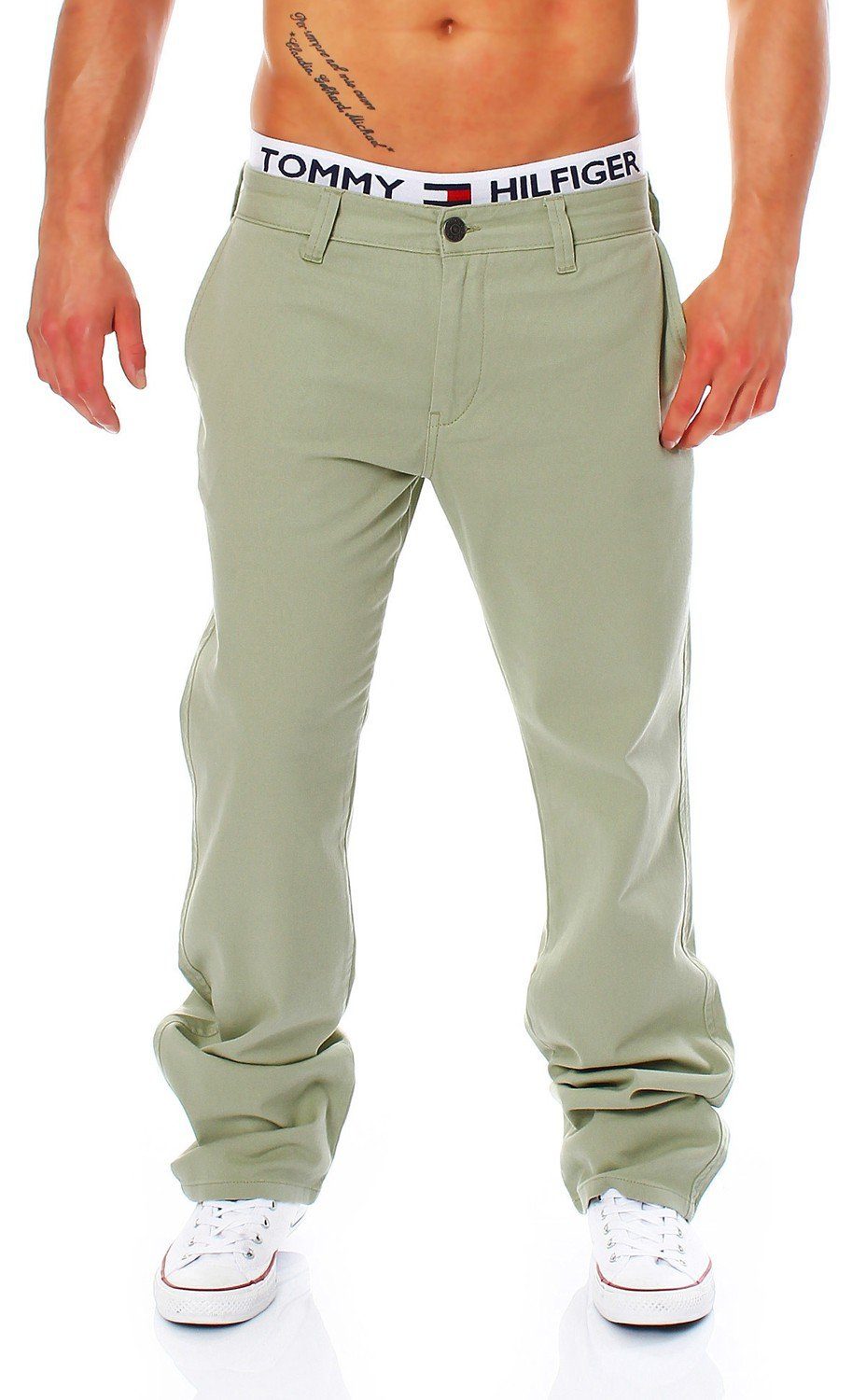 Big Seven Regular-fit-Jeans Big Seven Evan Chino Pant Regular Fit Herren Hose Desert Sage