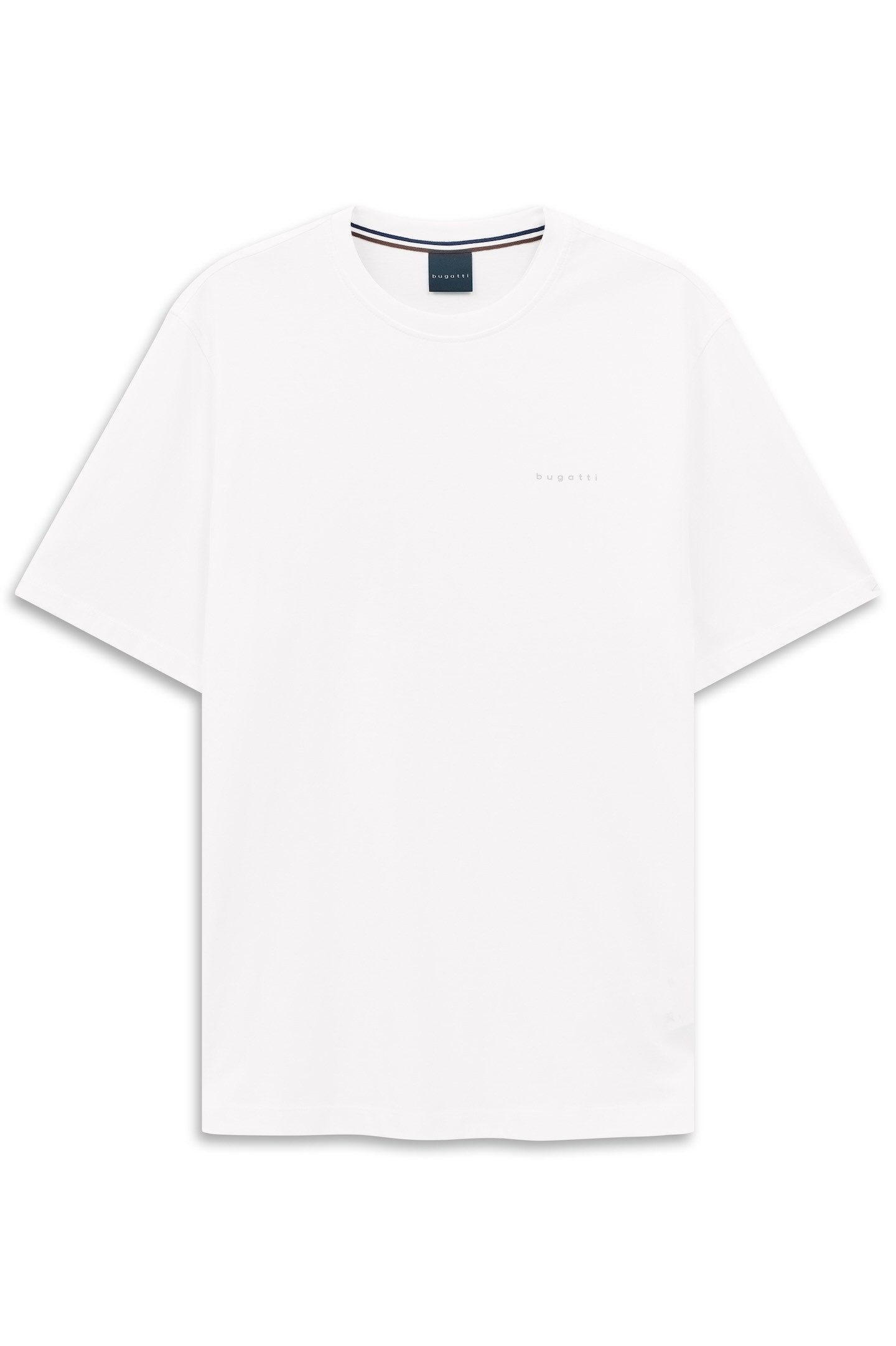 bugatti T-Shirt Basic Essential aus reiner Baumwolle