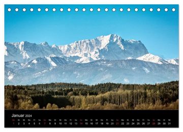 CALVENDO Wandkalender Unser Bayern (Tischkalender 2024 DIN A5 quer), CALVENDO Monatskalender