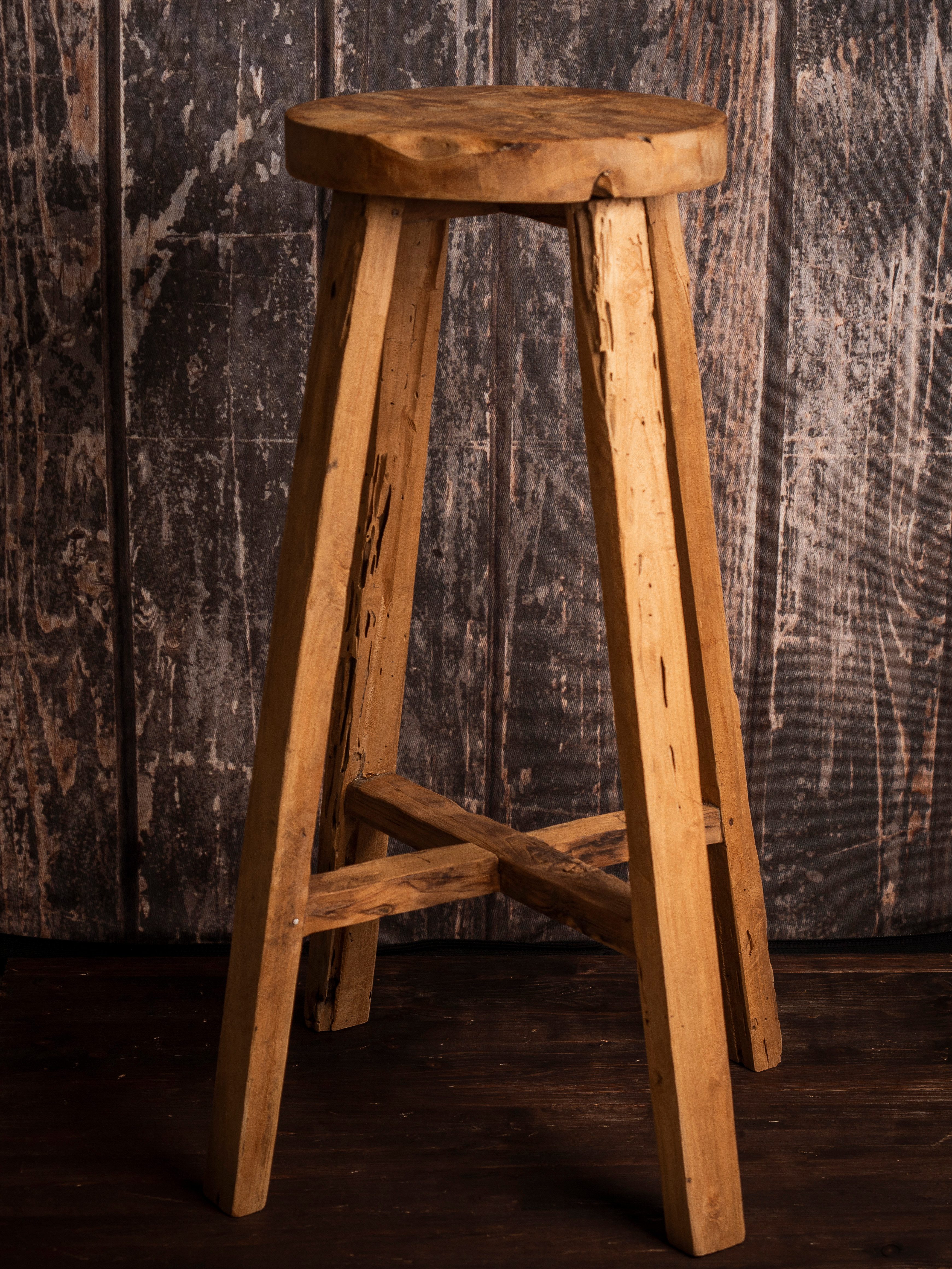Couchcenter Barhocker Teakholz Teak Holz massiv günstig online kaufen