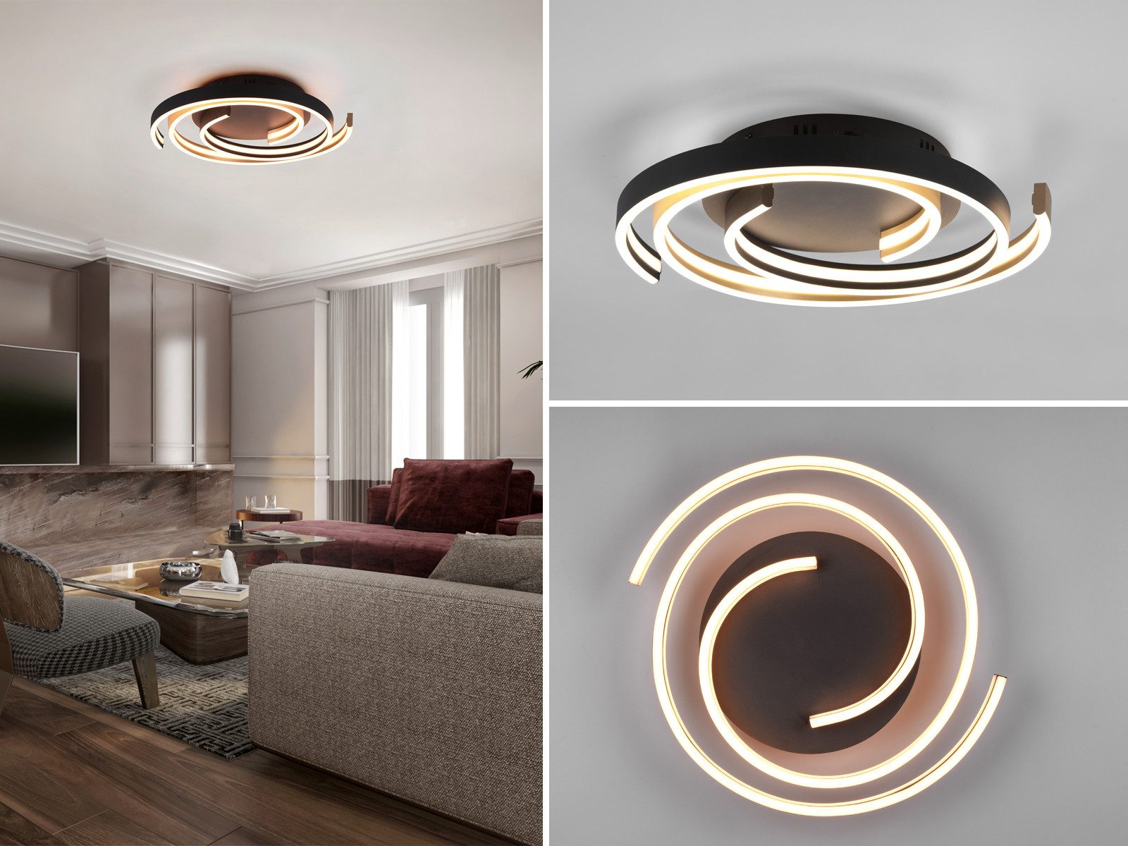 TRIO Leuchten LED Deckenleuchte, Dimmfunktion, LED günstig online kaufen