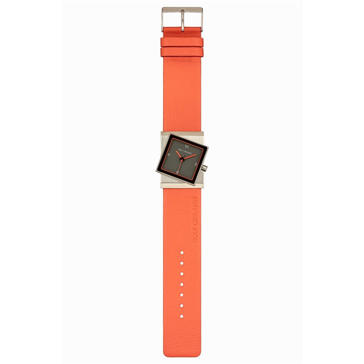 Rolf Cremer Quarzuhr Rolf Cremer Big Turn Uhr Unisex 508308 Leder, Apricot, (1-tlg)