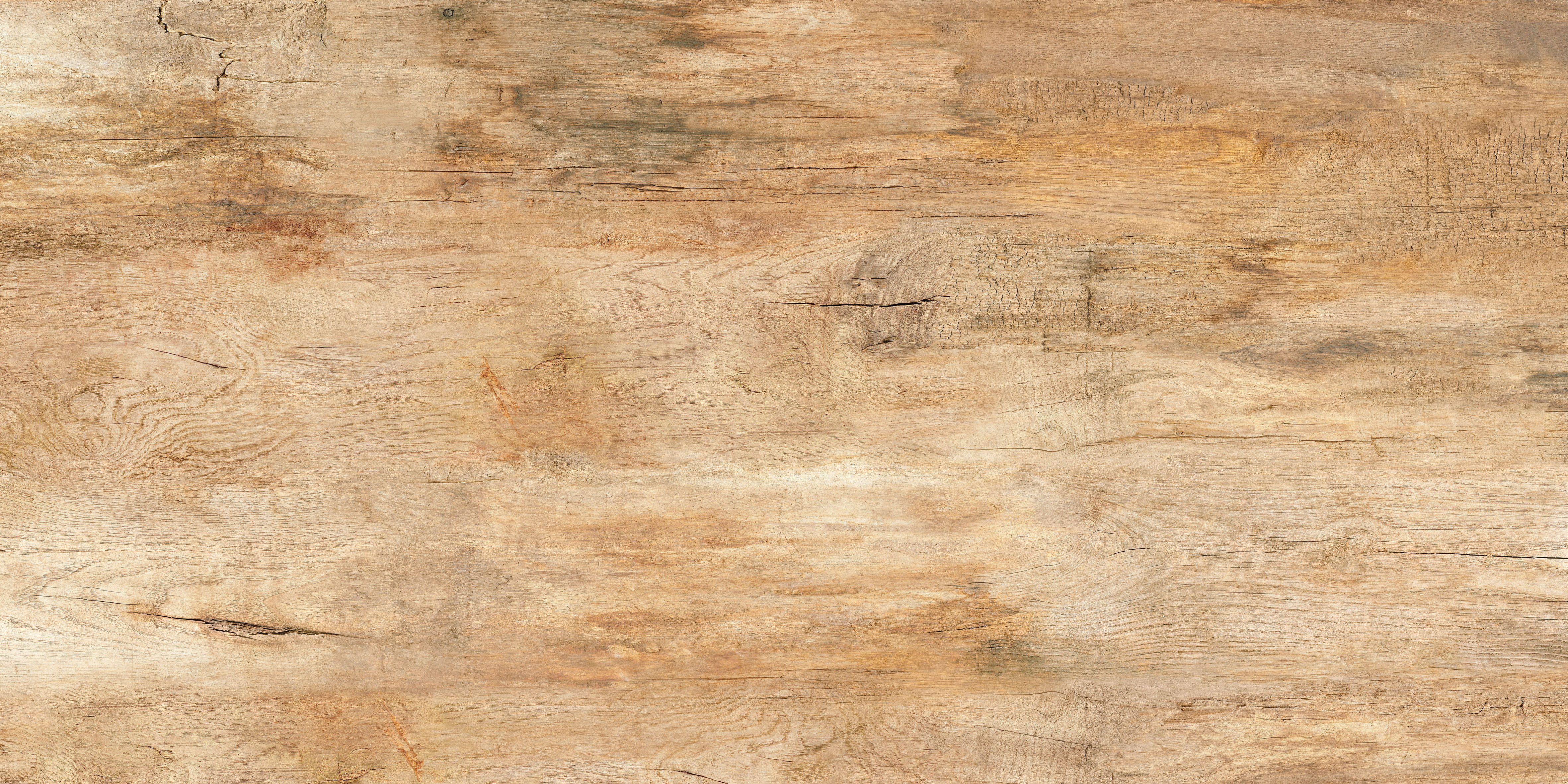 Wandfliese 1 Paket (1,44 m) Плитка WALNUT BROWN (60 × 120 cm), matt, braun, Küche Wand Bad Flur Bodenfliese Duschwand Holzoptik braun