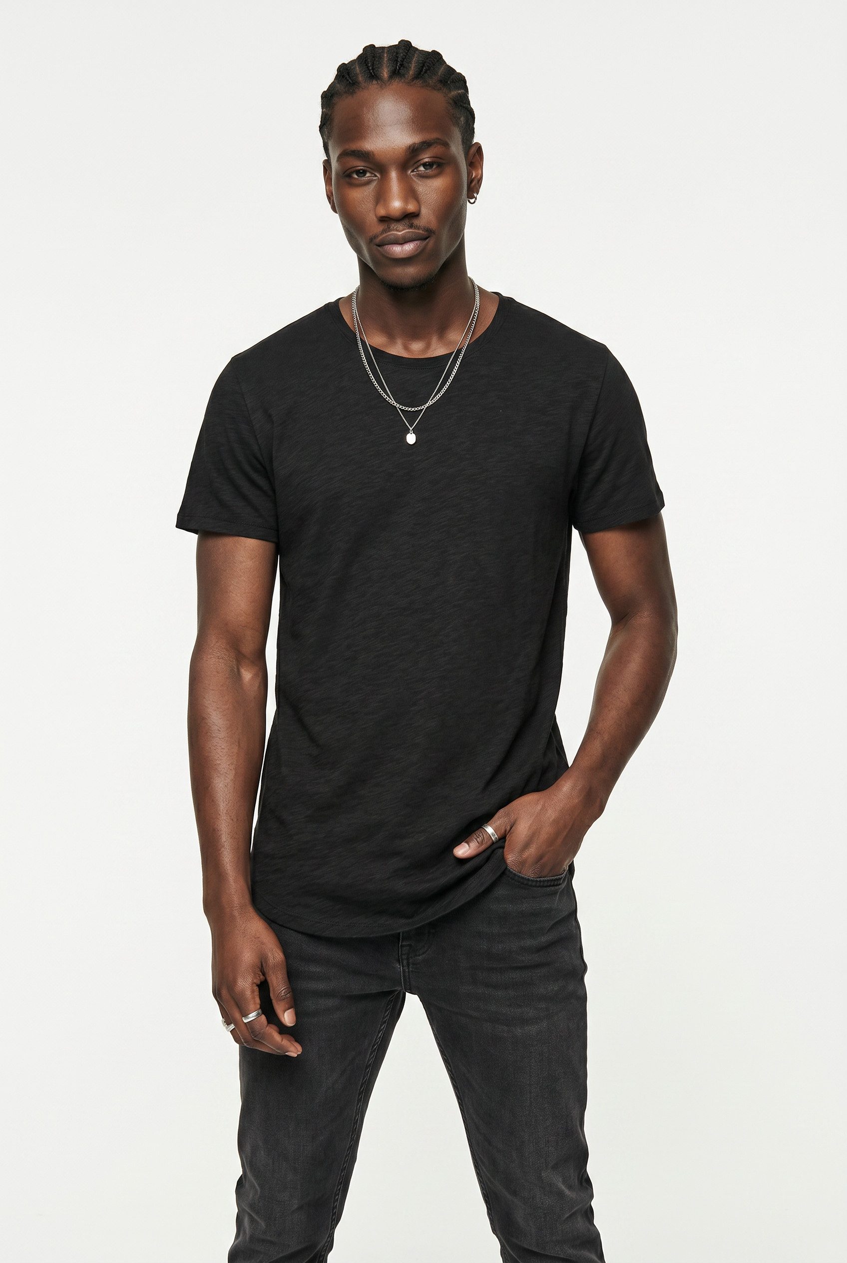 ONLY & SONS T-Shirt ONSMATT LONGY SS TEE 5-PACK (Packung, 5-tlg) Baumwolle, relaxed fit