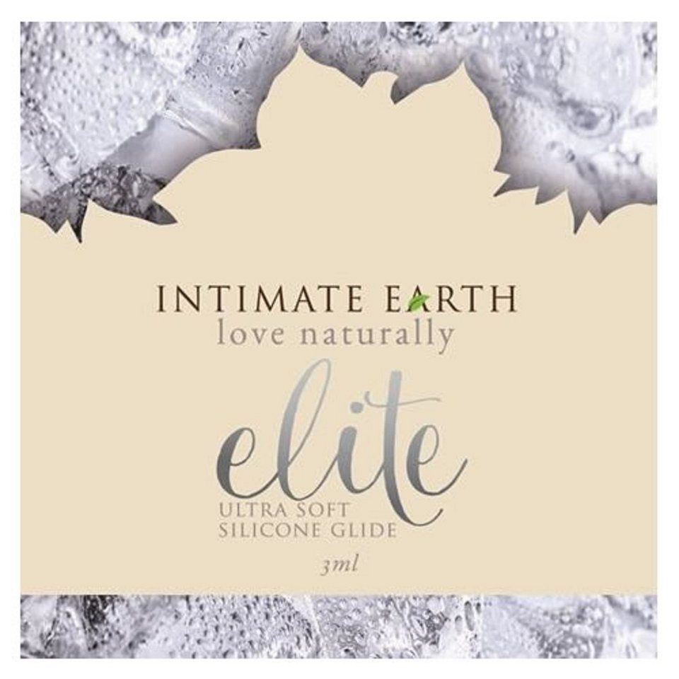 Intimate Earth Gleit- und Massagegel Velvet Touch / Elite (mit  Shiitake-Extrakten), Sachet mit 3ml, veganes und biologisches Anal-Gleitgel  - vitalisierend