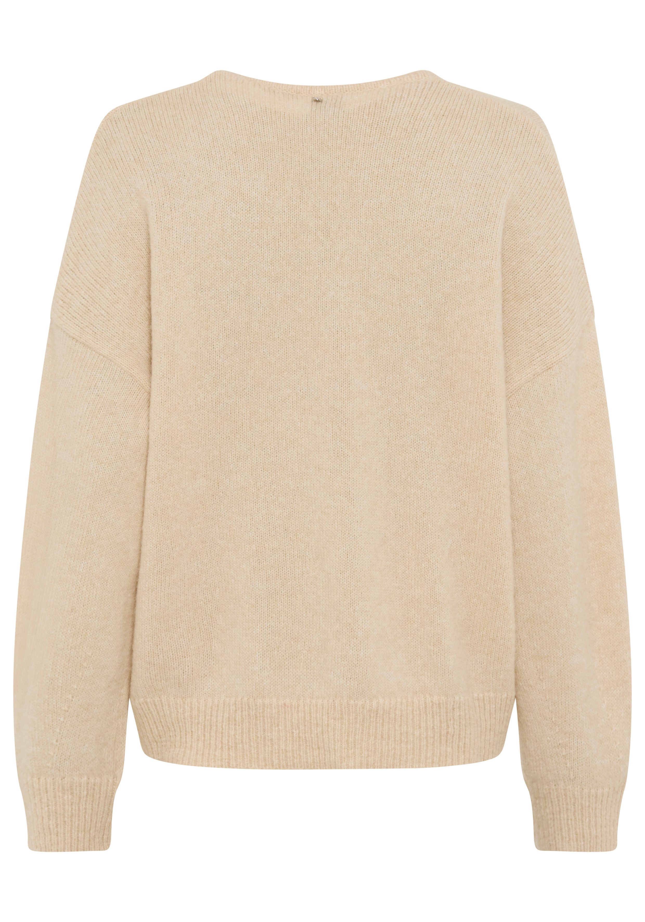 BOSS ORANGE Strickpullover Fondyssa Premium Damenmode im Relaxed Fit, V-Ausschnitt