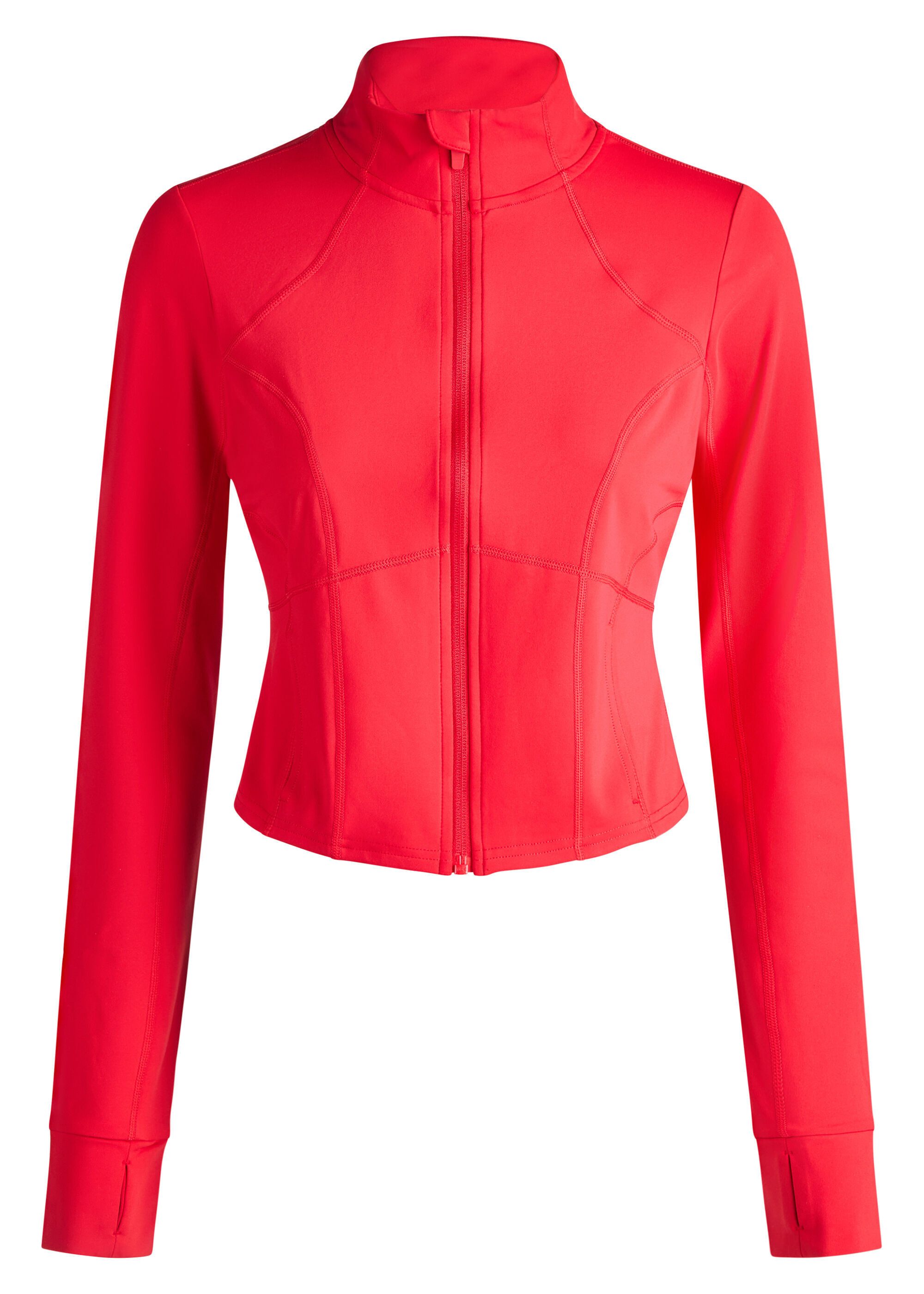 Fabletics Outdoorjacke PERFECT STORM CROPPED TRAIN JACKET (1-St) aus Stretch-Material