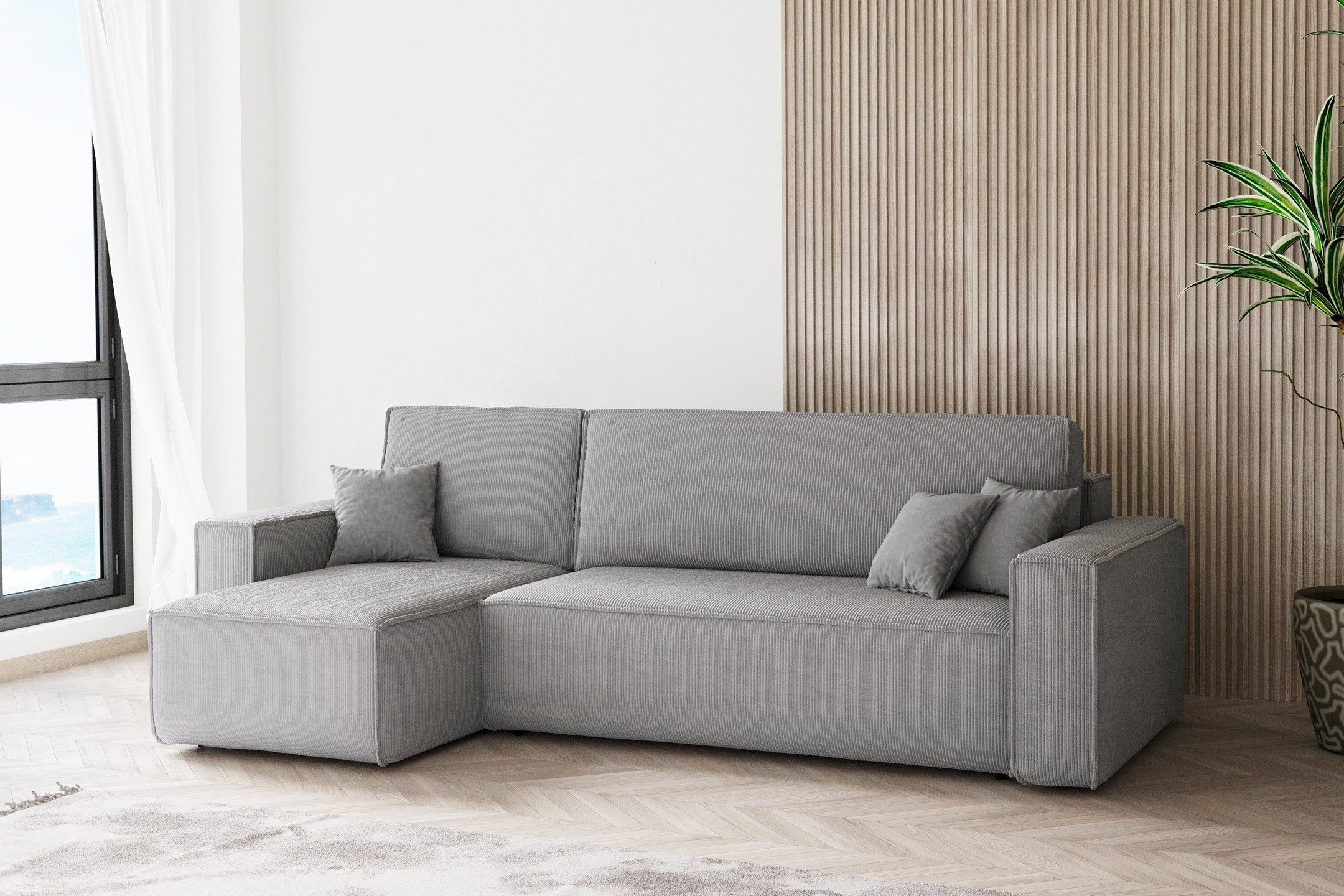 Labett Ecksofa mit Schlaffunktion & Bettkasten günstig online kaufen