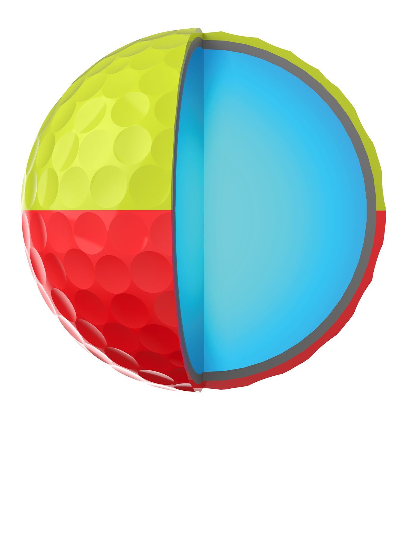 Srixon Golfball Srixon Q-Star Tour Divide Golfbälle (12er) – 3-Piece Urethan & Spin