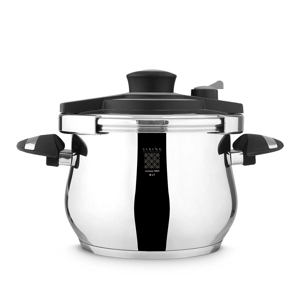 SERENK Schnellkochtopf Serenk Definition Schnellkochtopf, Dampfdrucktopf mit 3 Garstufen, 6 L