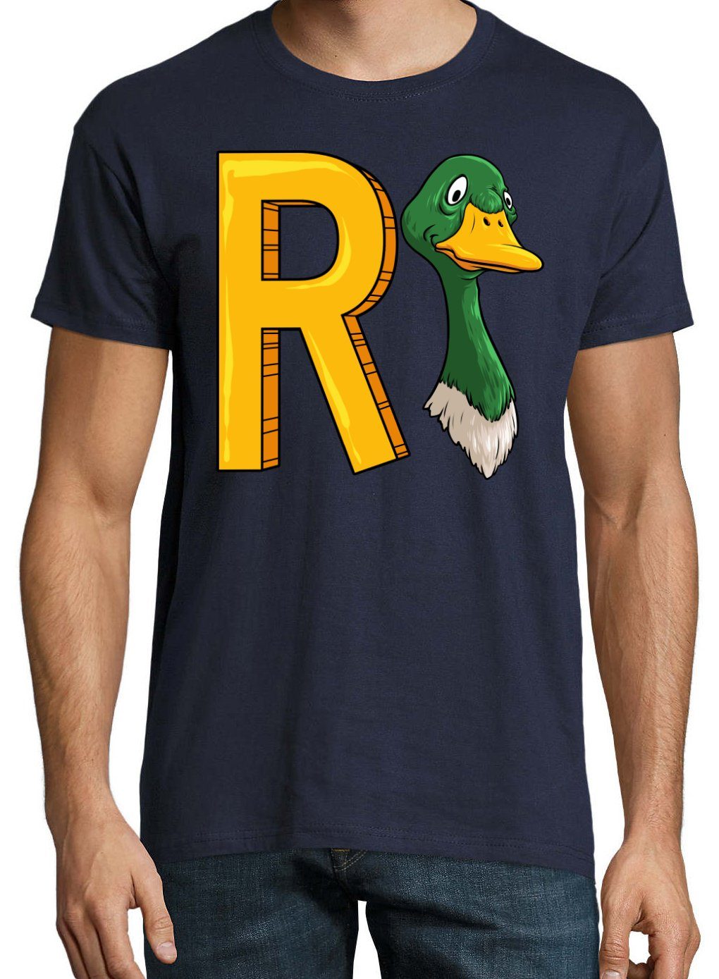 Youth Designz T-Shirt Rente Ente Herren Print T-Shirt mit lustigem Spruch A günstig online kaufen