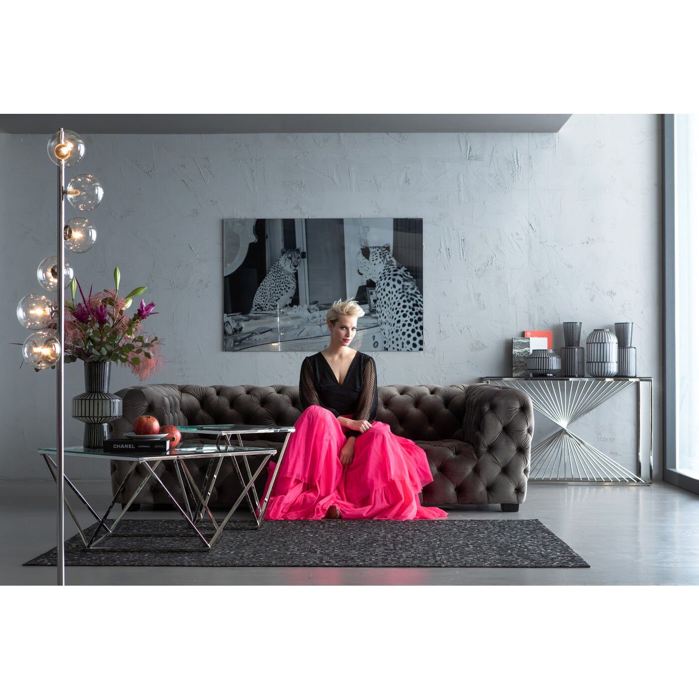 Kare Design Couchtisch Cristallo, 80x80x45 cm günstig online kaufen